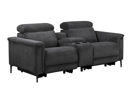 Sofa mit Liegefunktion Denton 1468 (Anthrazit)