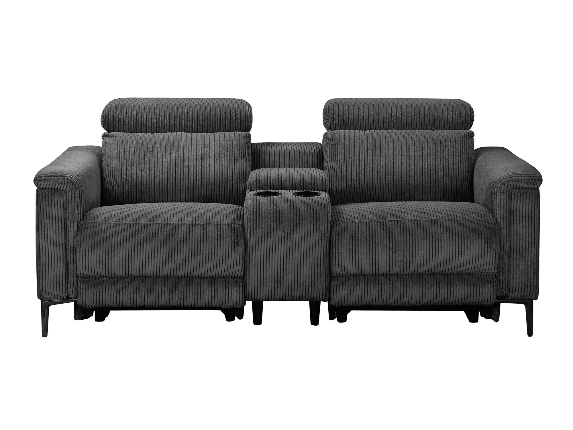 Sofa mit Liegefunktion Evamare 108 (Anthrazit)