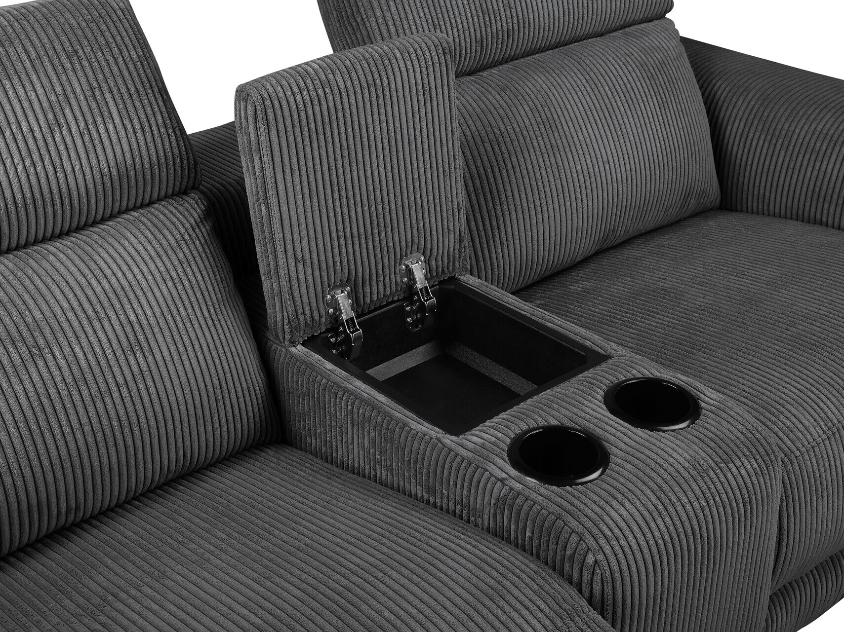 Sofa mit Liegefunktion Evamare 108 (Anthrazit)