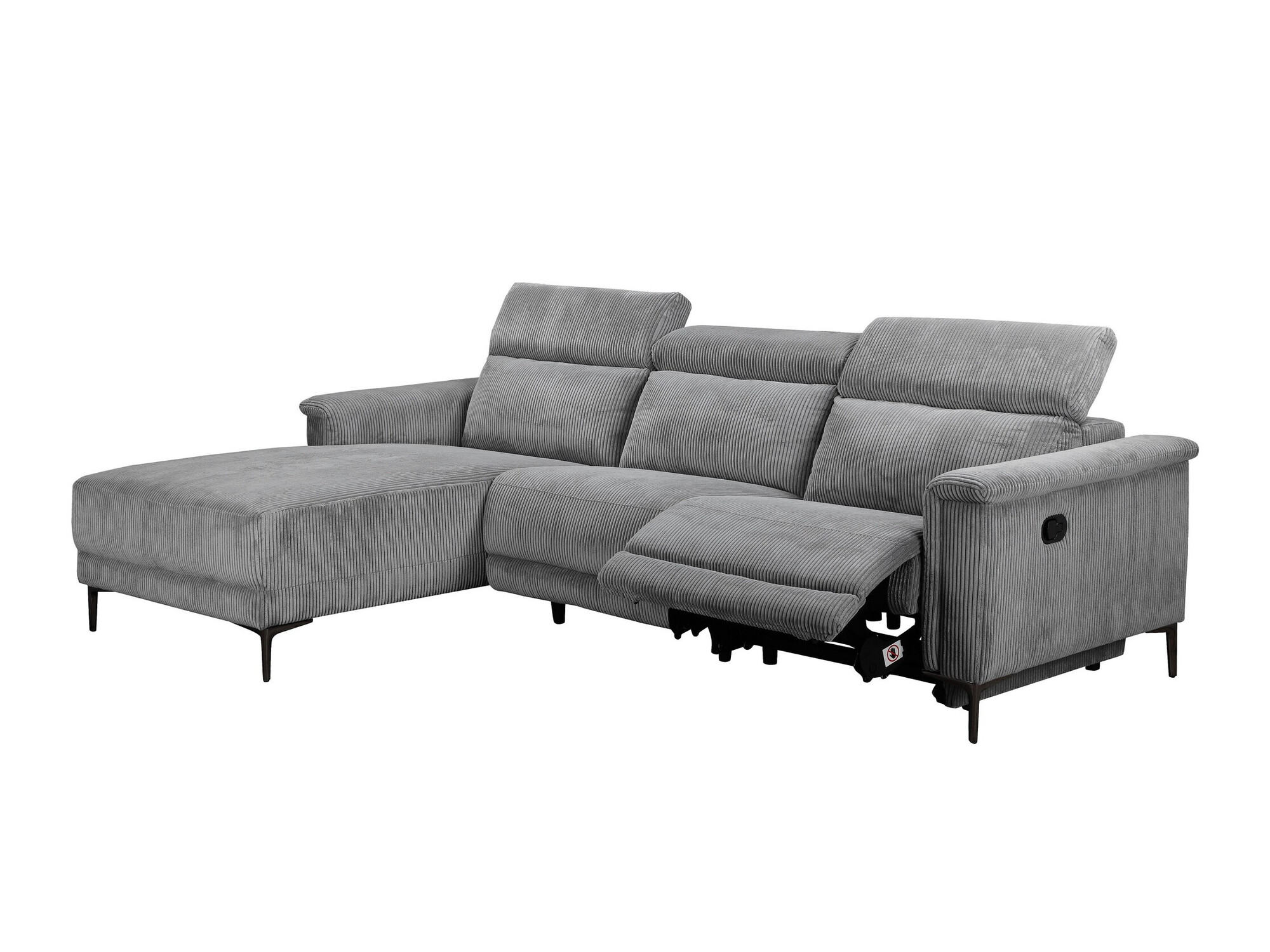 Ecksofa Liegesessel Denton 1474 (Grau)