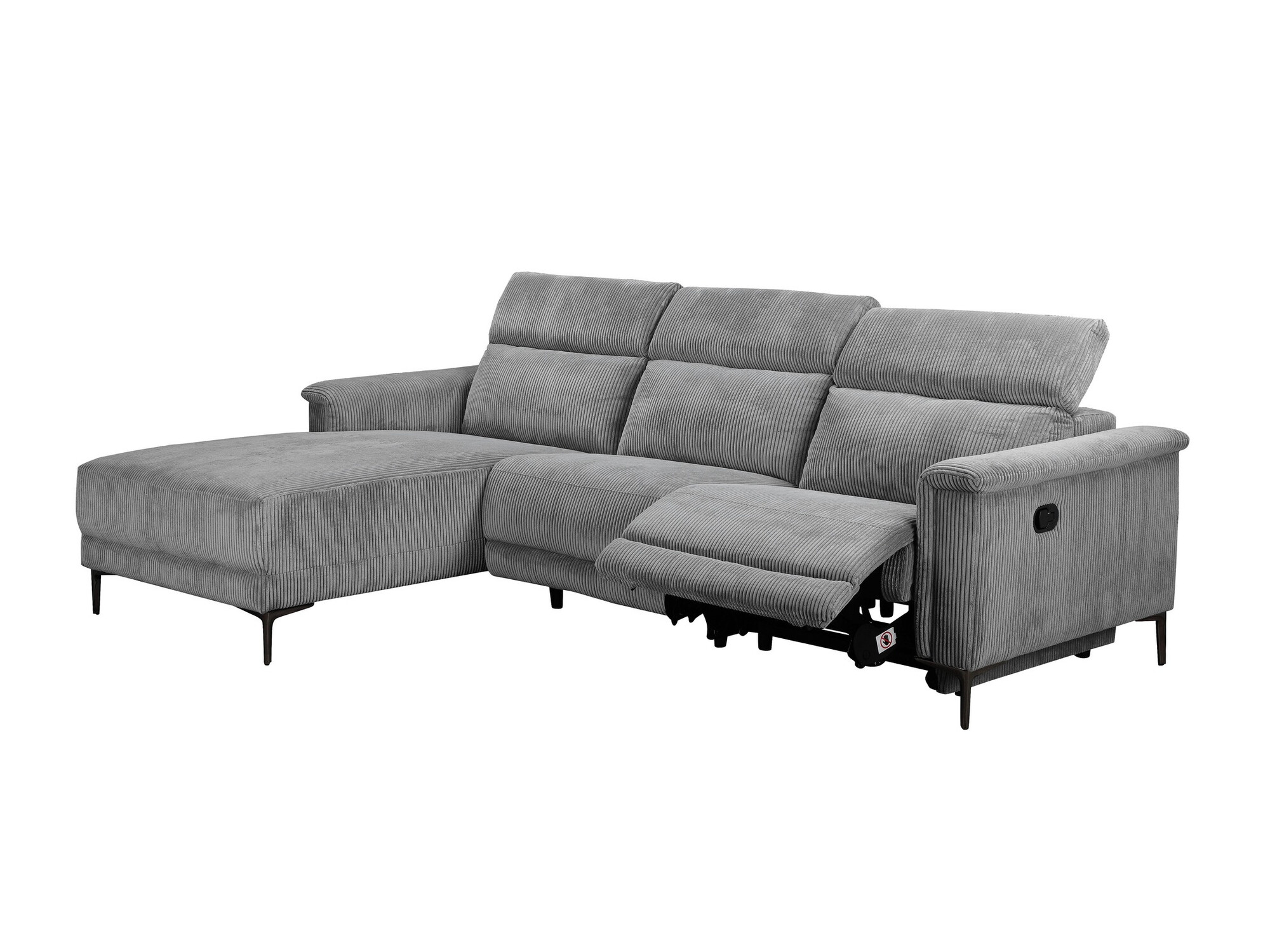 Ecksofa Liegesessel Denton 1474 (Grau)