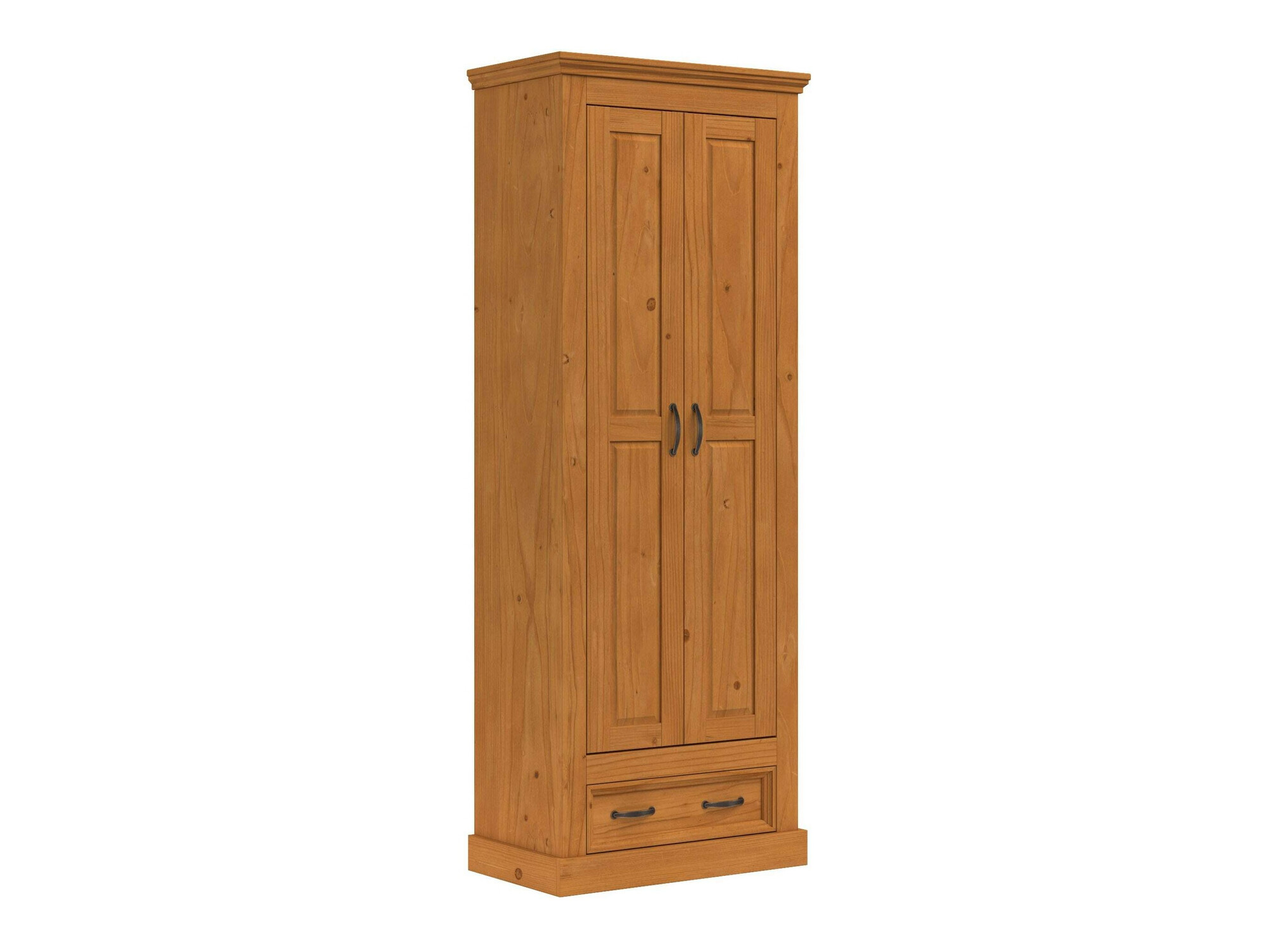 Kleiderschrank Tolelio 124 (Kiefernholzoptik)