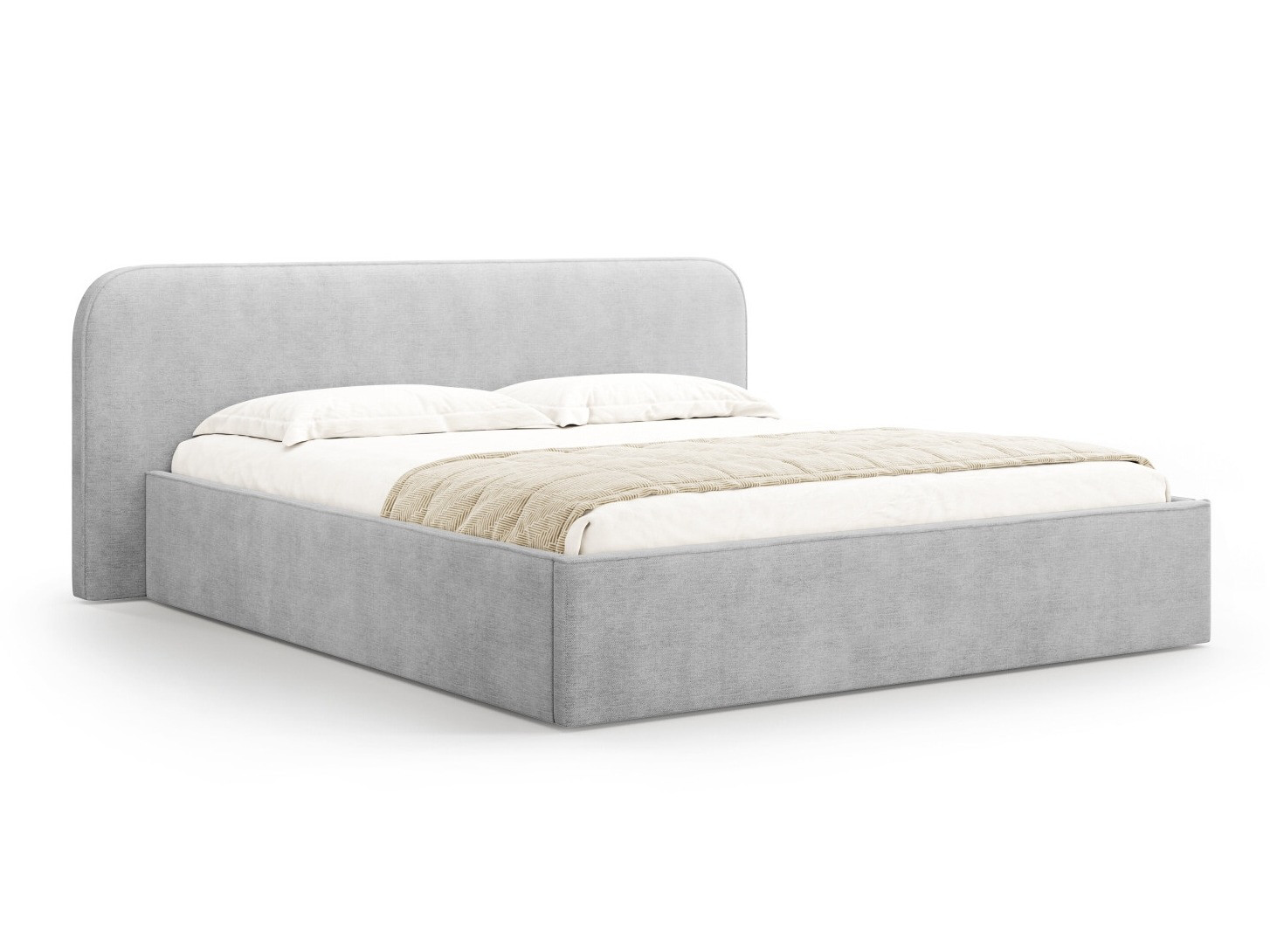 Bett Beckley 158 (Babel Hellgrau)