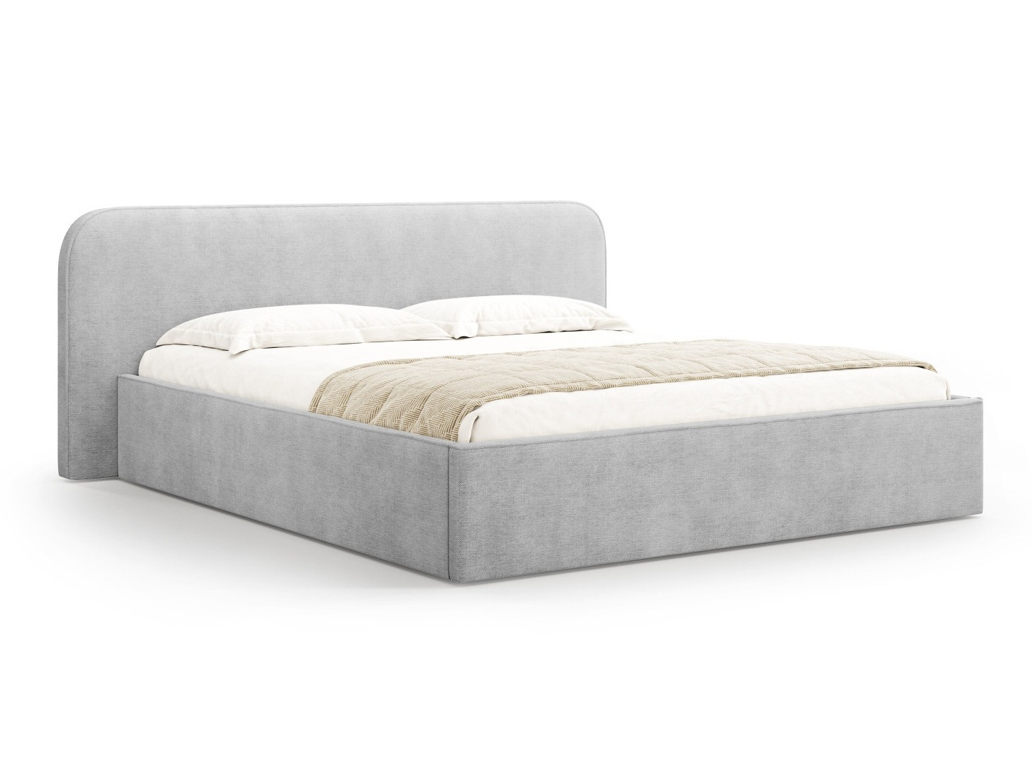 Bett Beckley 158 (Babel Hellgrau)