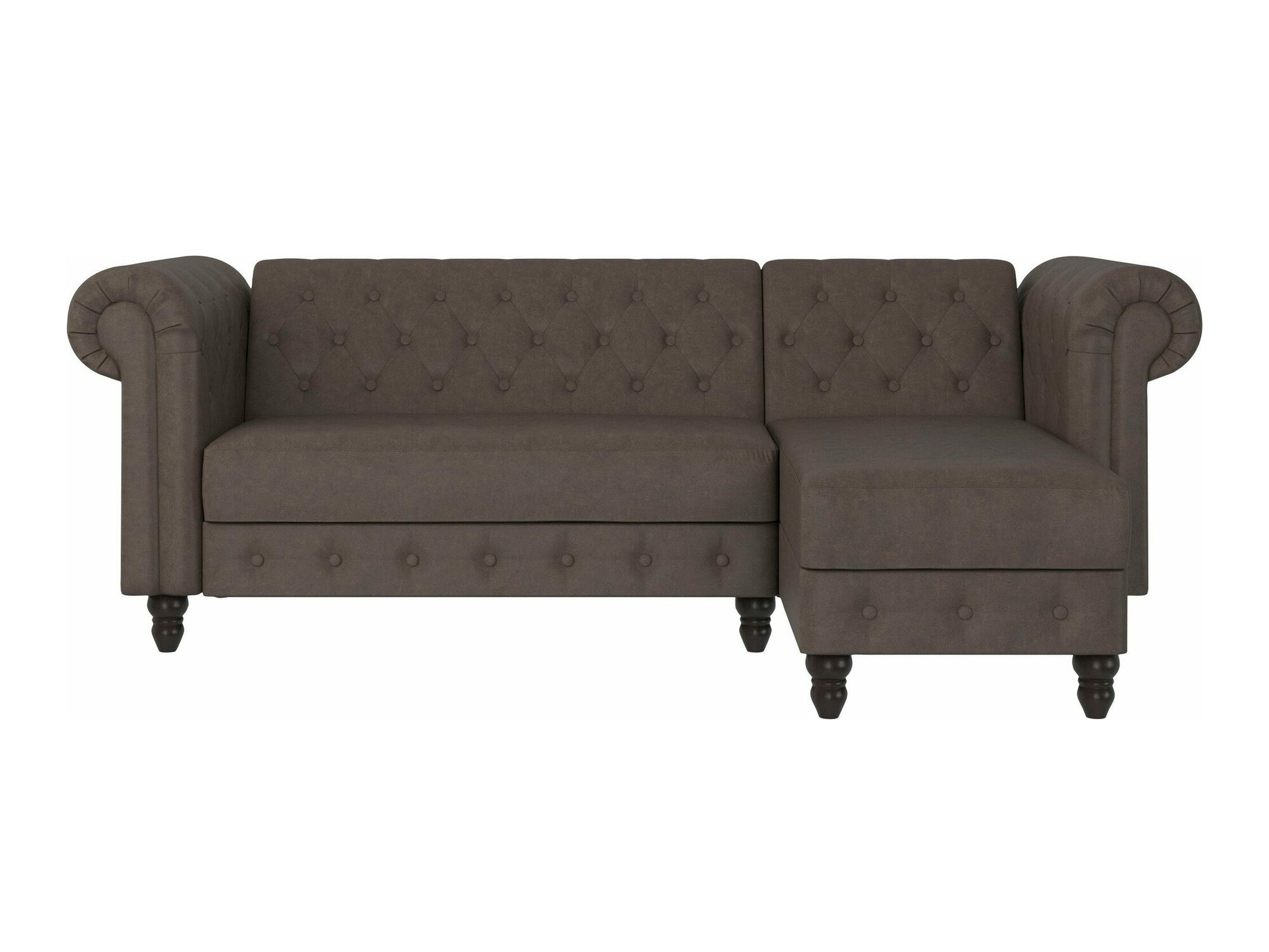Chesterfield ecksofa Tulsa 622 (Braun)
