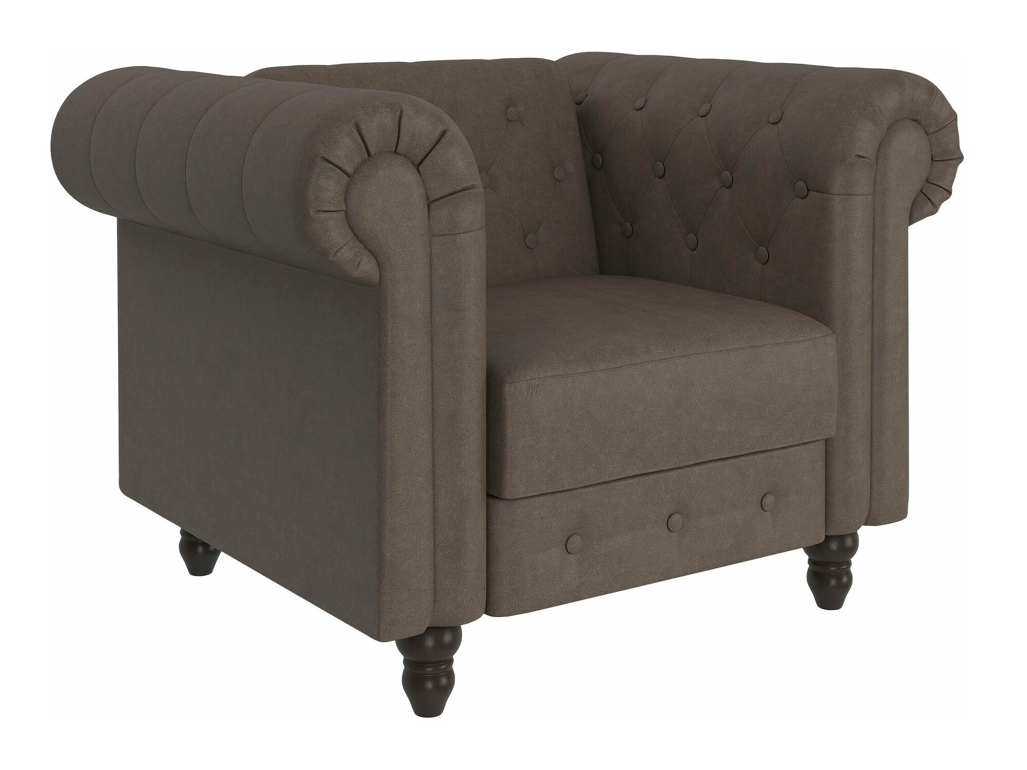 Chesterfield sessel Tulsa 630 (Braun)