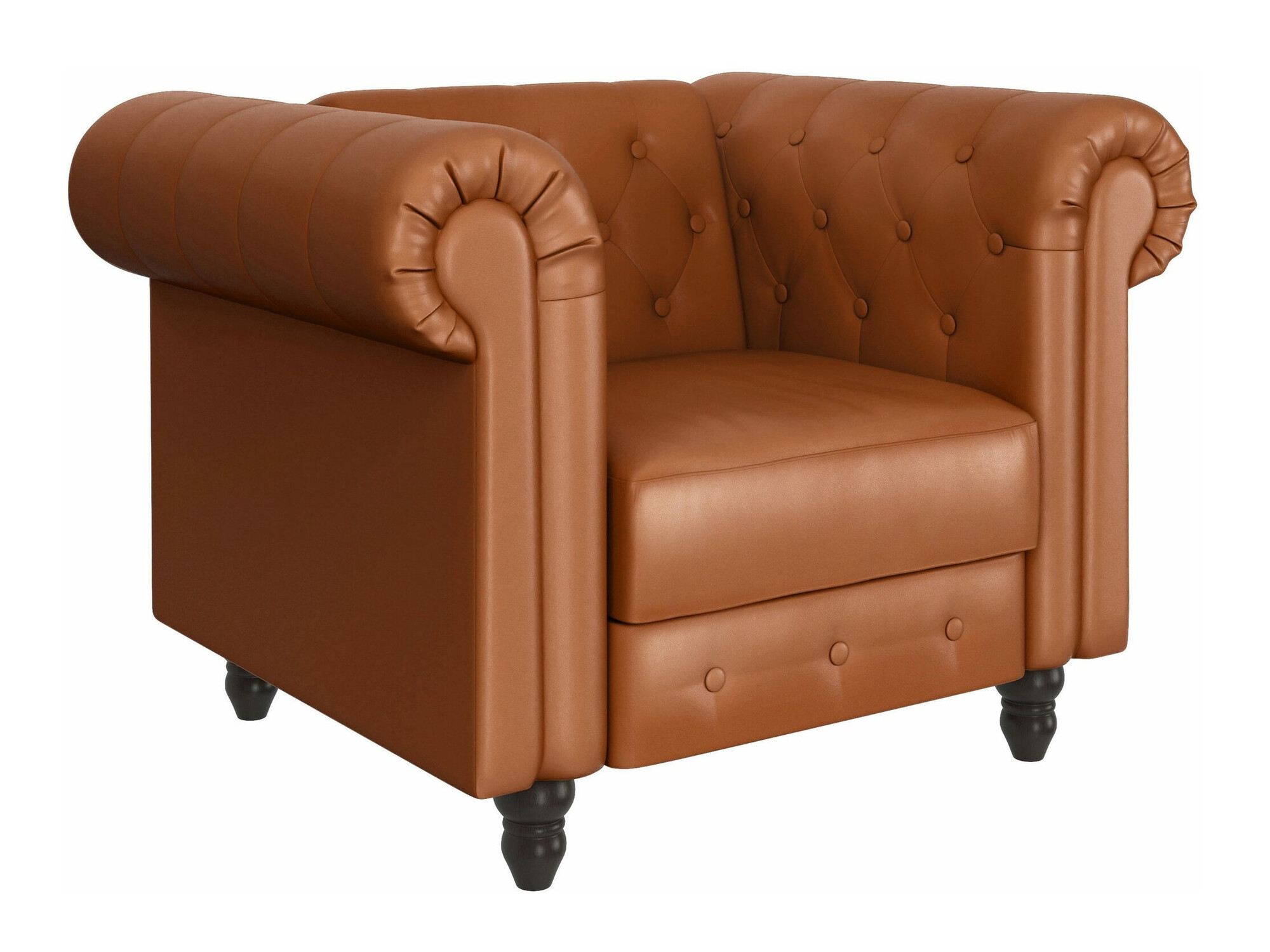 Chesterfield sessel Tulsa 630 (Hellbraun)