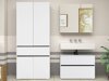 Stehender Badezimmerschrank Soncamu 113 (Weiss)