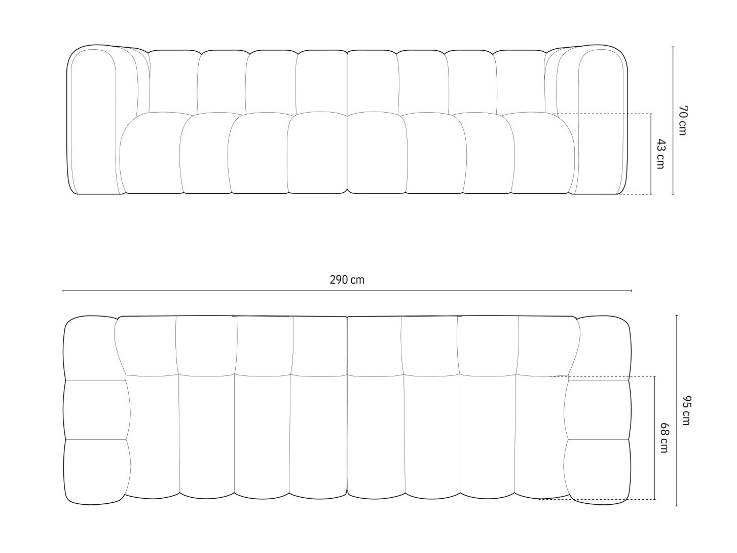 Modulares Sofa Cirleve 100 (Salvador 01)