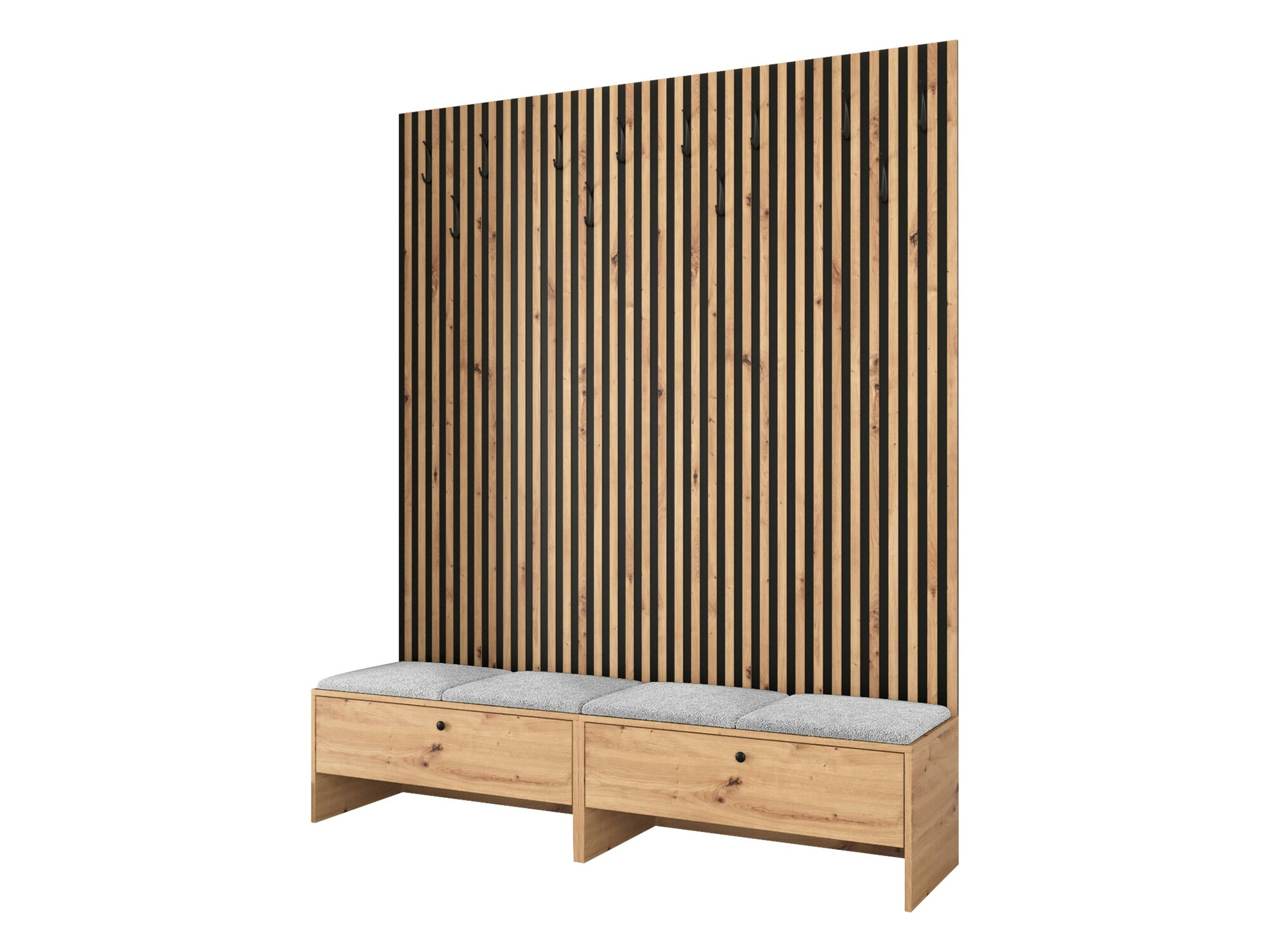 Flurgarnitur Donio V (Artisan Eichenholzoptik + Abriamo 6)