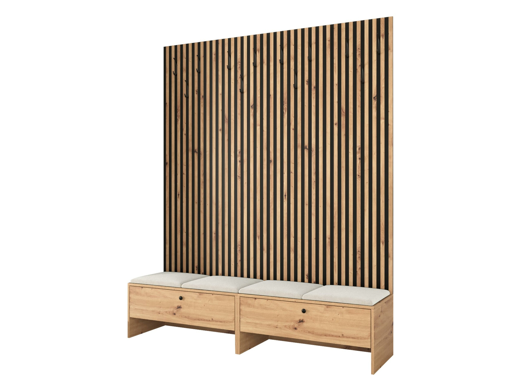 Flurgarnitur Donio V (Artisan Eichenholzoptik + Manila 02)