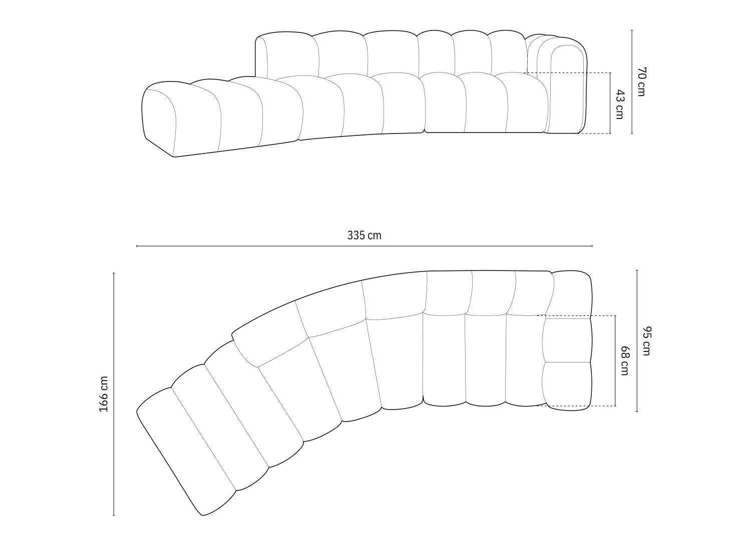 Modulares Sofa Cirleve 107 (Salvador 05)