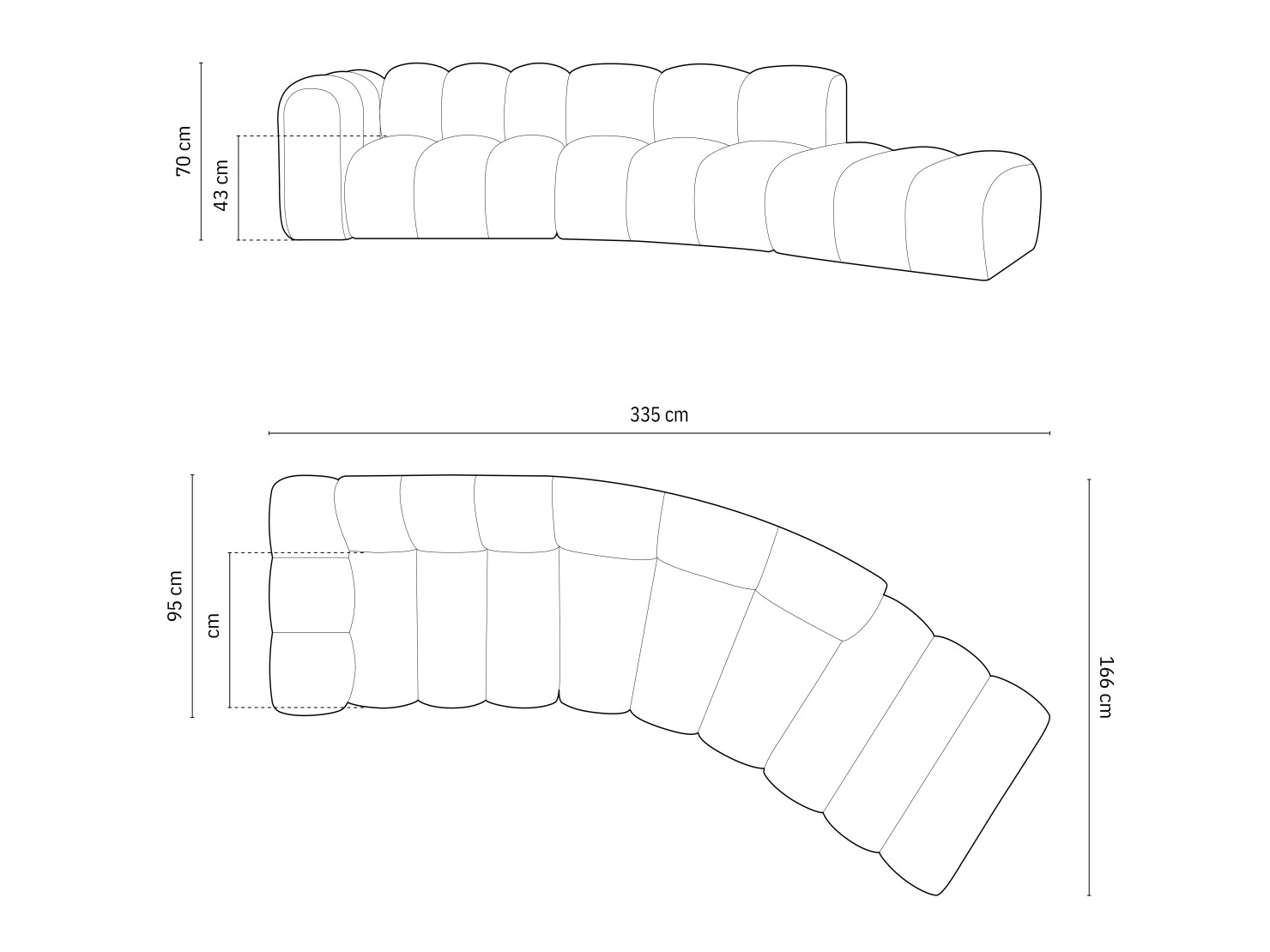 Modulares Sofa Cirleve 107 (Salvador 05)