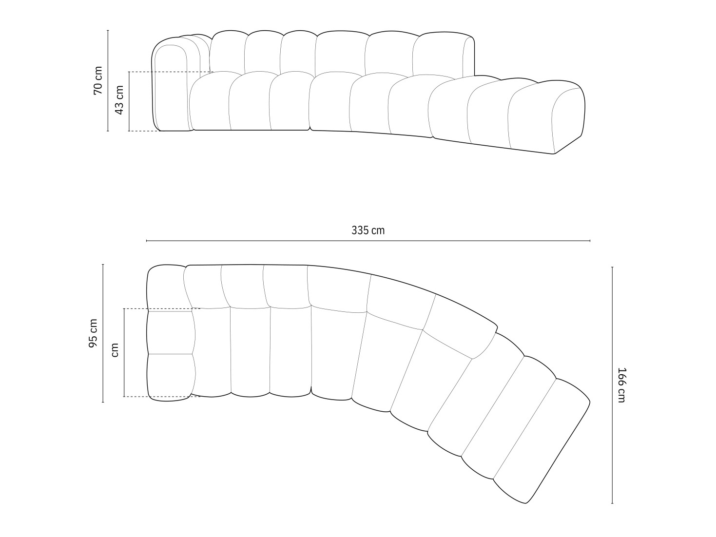 Modulares Sofa Cirleve 107 (Salvador 17)