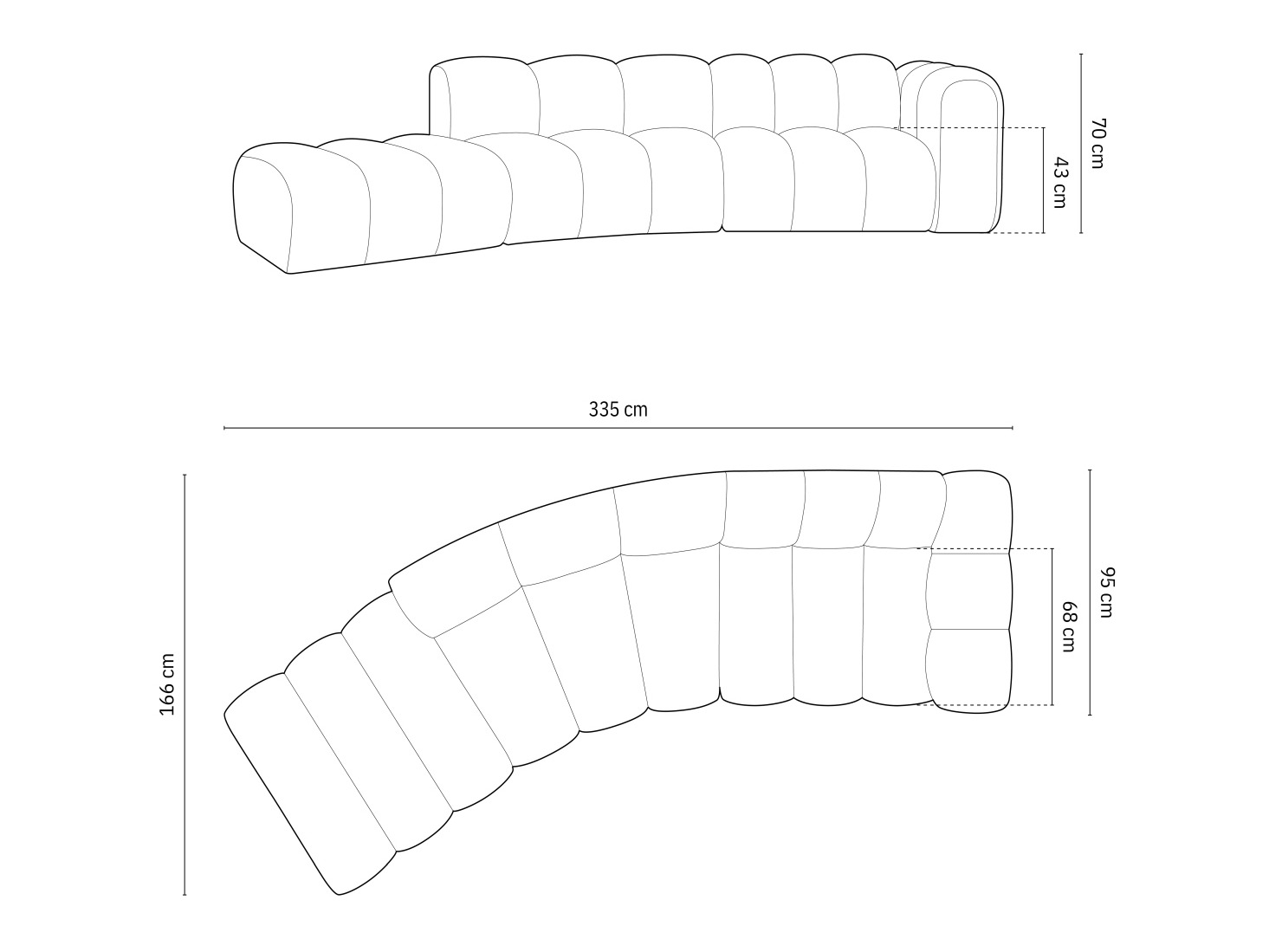 Modulares Sofa Cirleve 107 (Salvador 19)