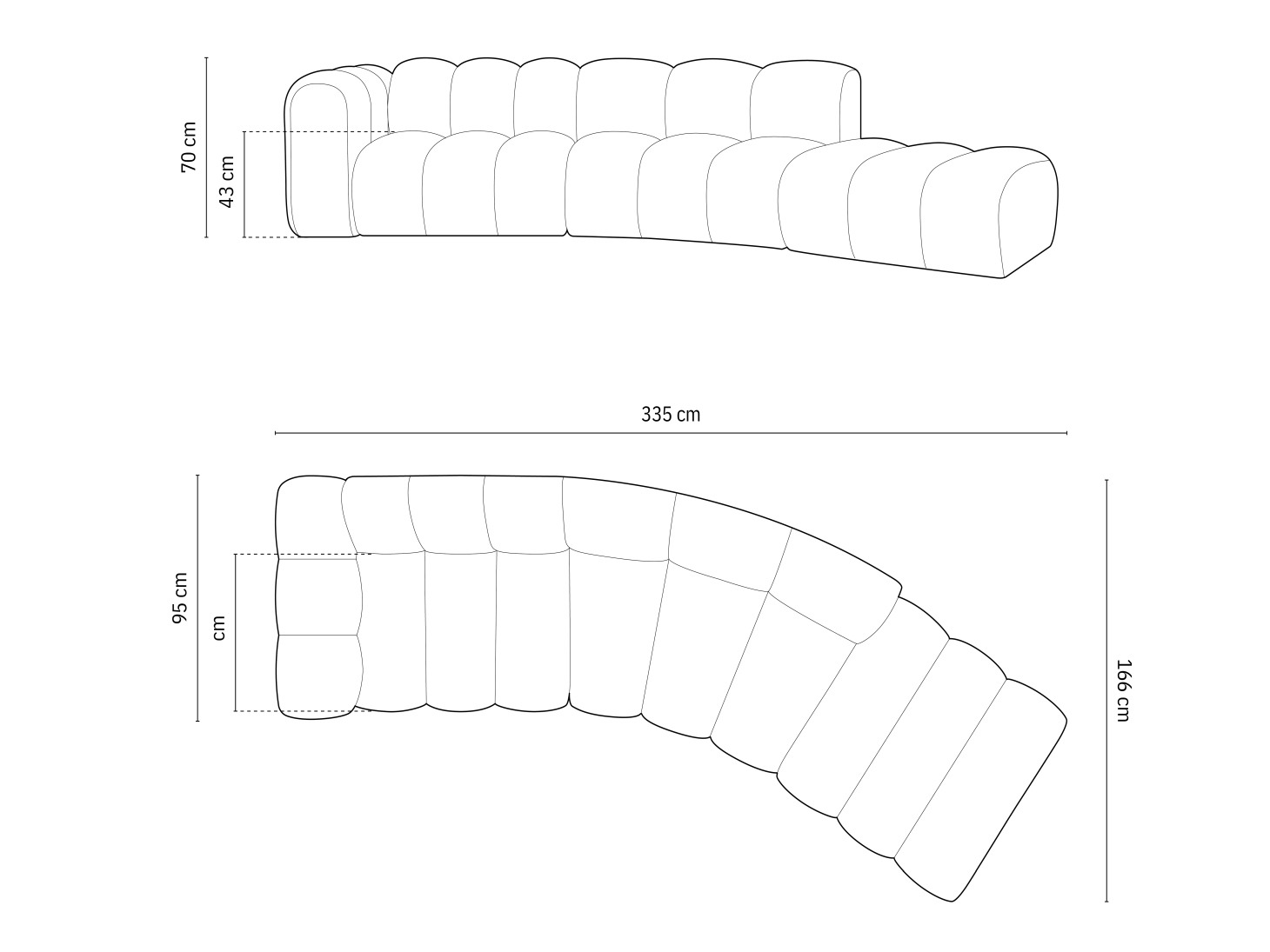 Modulares Sofa Cirleve 107 (Salvador 19)