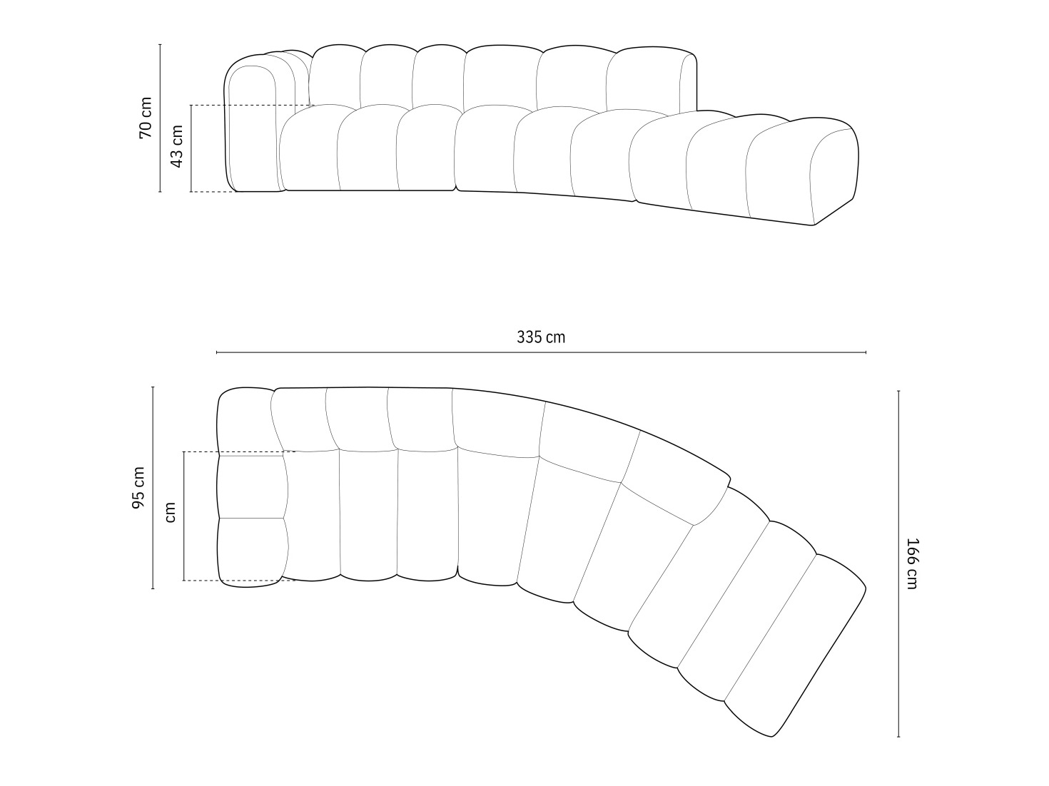 Modulares Sofa Cirleve 107 (Salvador 1)