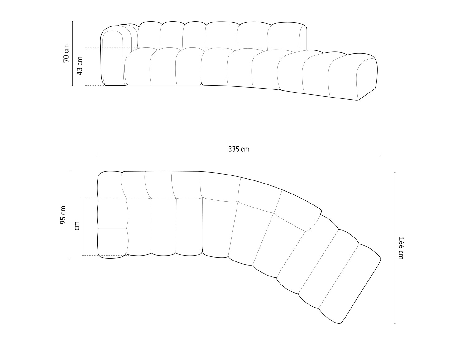 Modulares Sofa Cirleve 107 (Salvador 10)