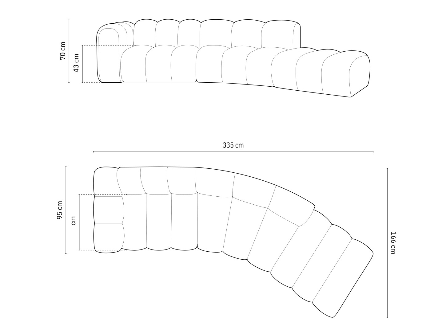 Modulares Sofa Cirleve 107 (Salvador 12)