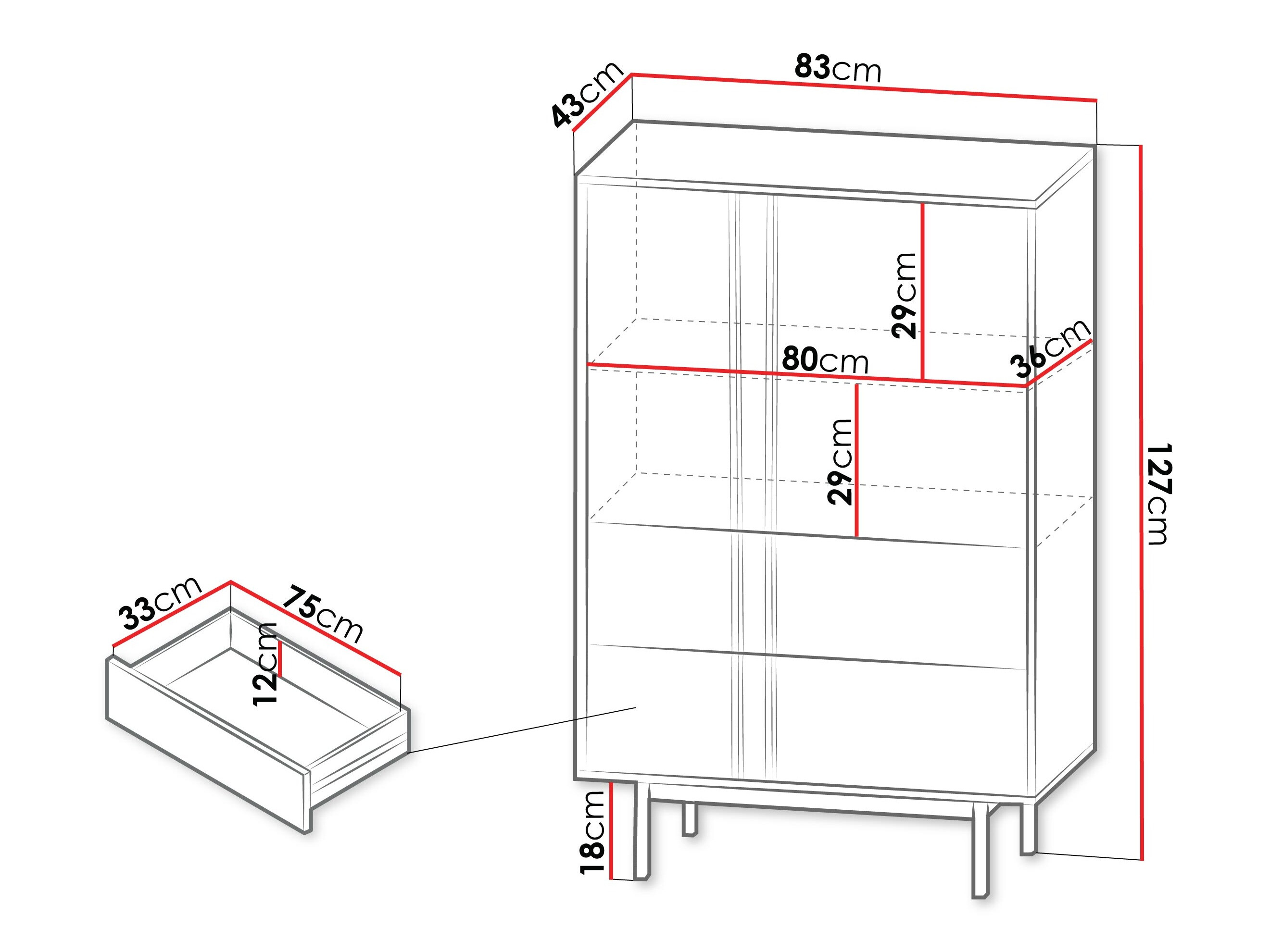 Kommode Levali 104 (Beige)