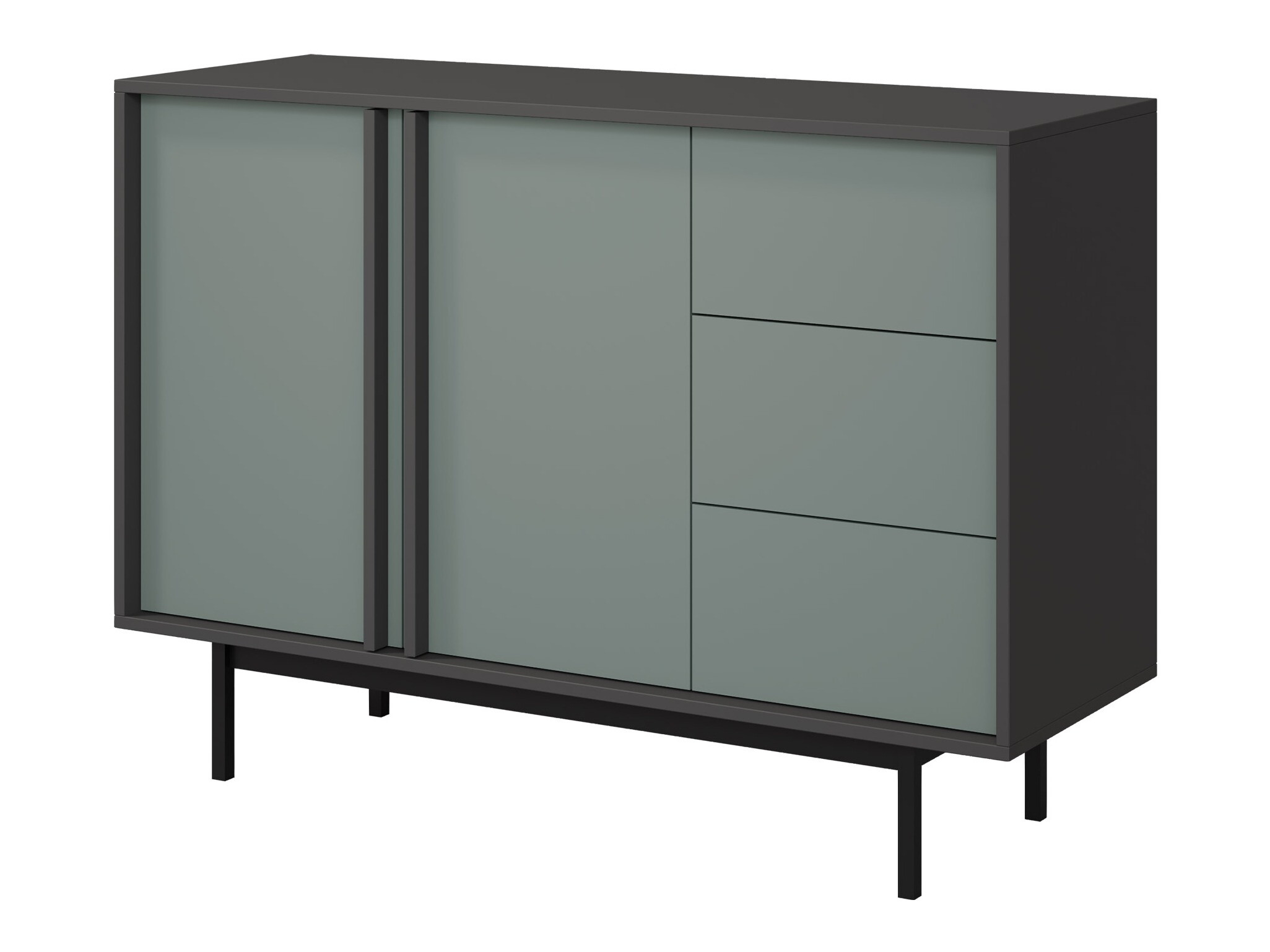 Kommode Levali 106 (Staubiges Grün)