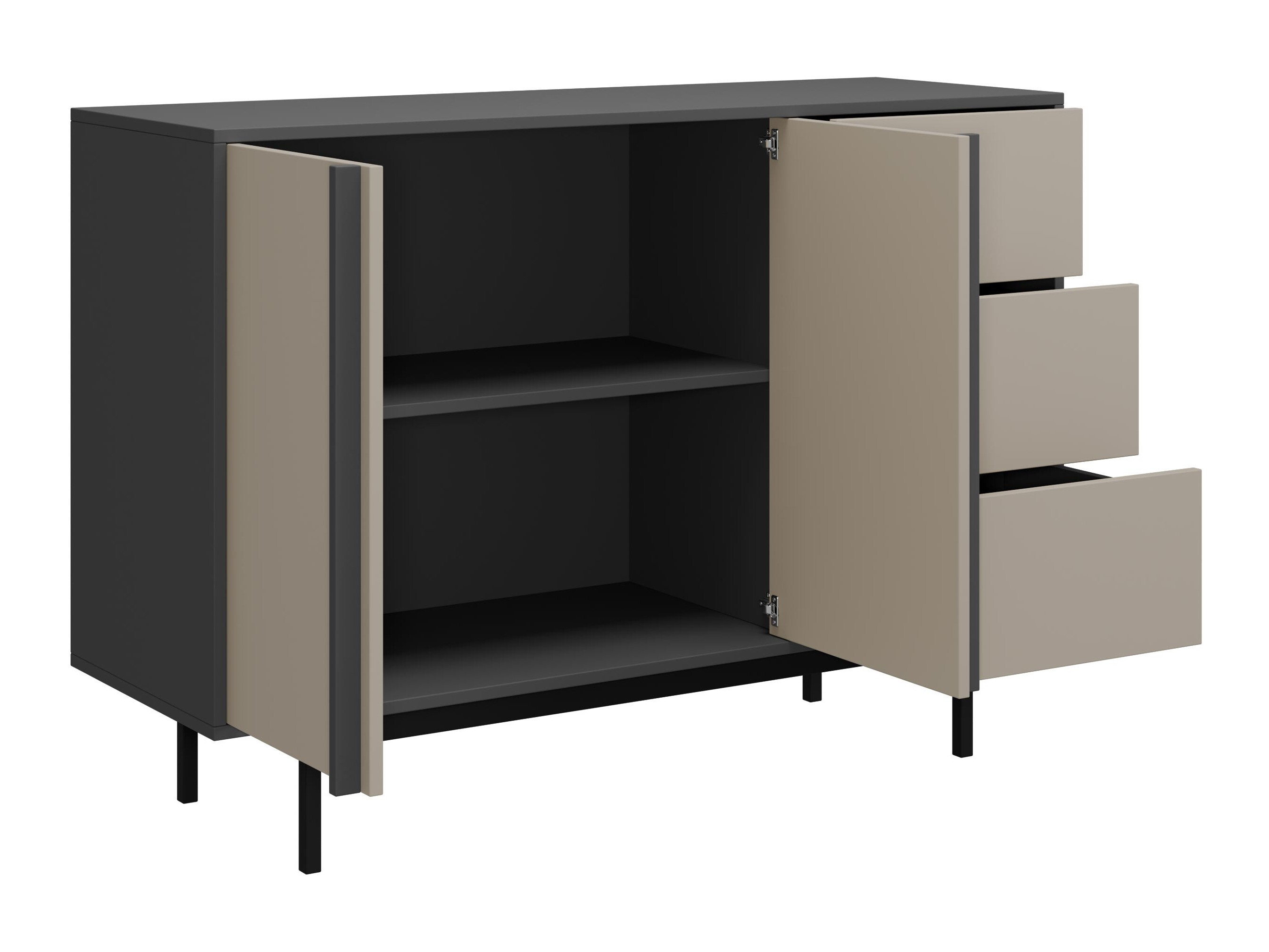 Kommode Levali 106 (Staubiges Grün)