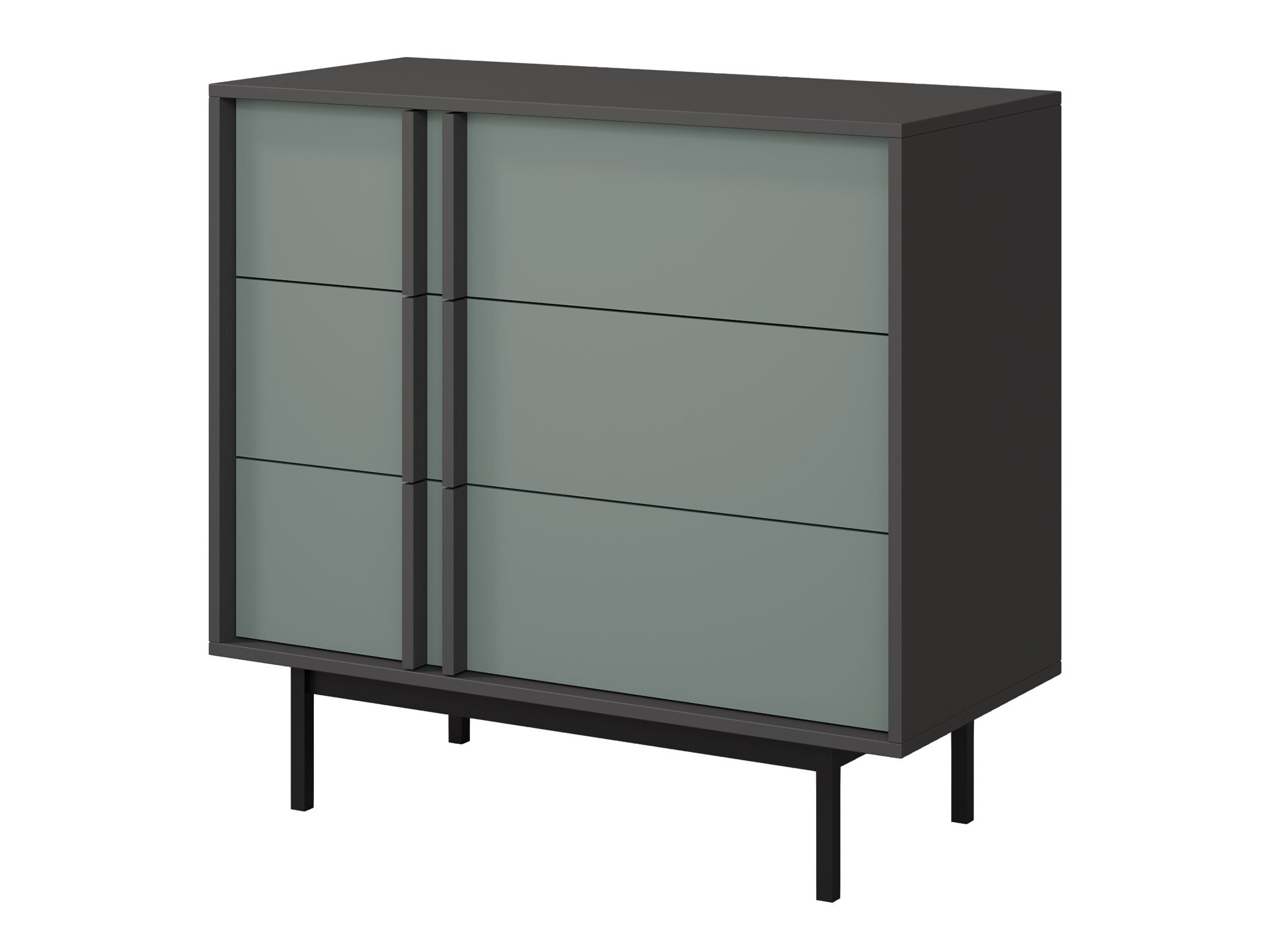 Kommode Levali 107 (Staubiges Grün)