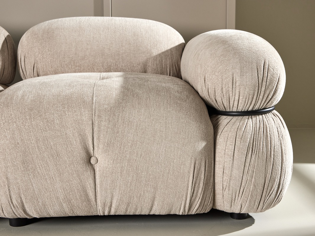 Modulares Sofa Evardale 103 (Beige + Schwarz)