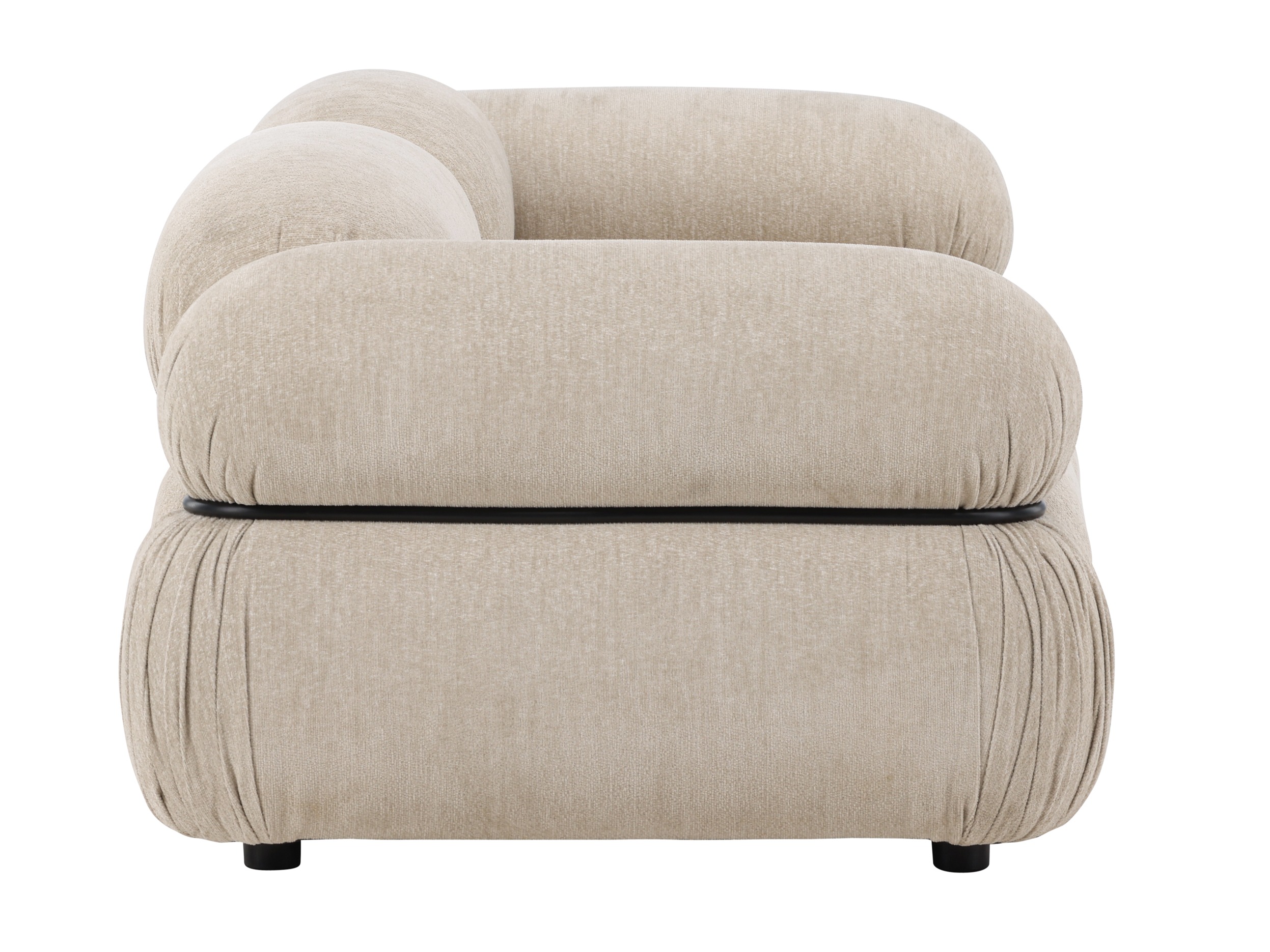 Modulares Sofa Evardale 103 (Beige + Schwarz)
