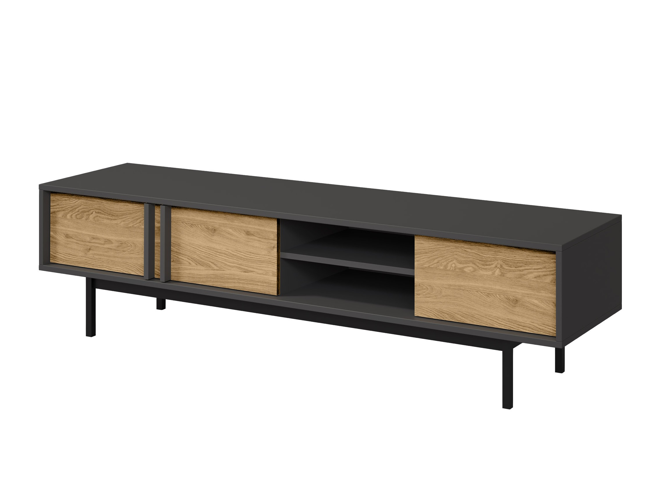TV-Möbel Levali 108 (Eichenholzoptik)