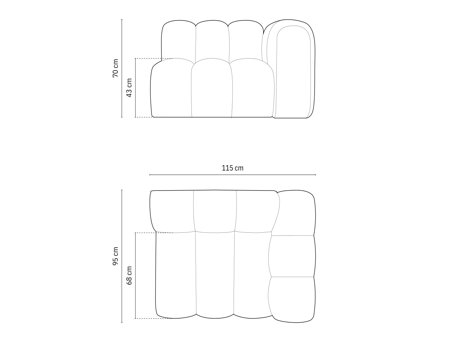 Modulare Sitzgruppe Cirleve 110 (Salvador 10)