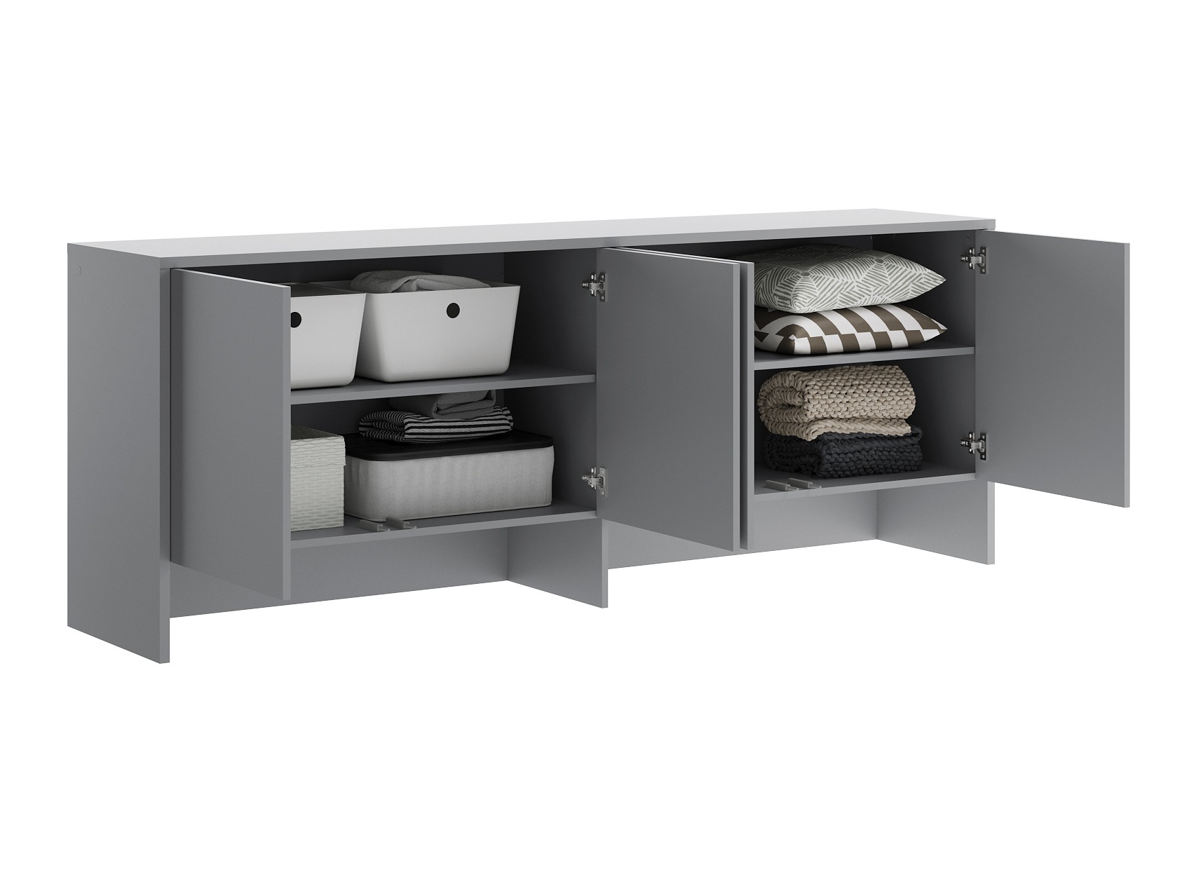Sideboard Concept Lenart IV (Grau)