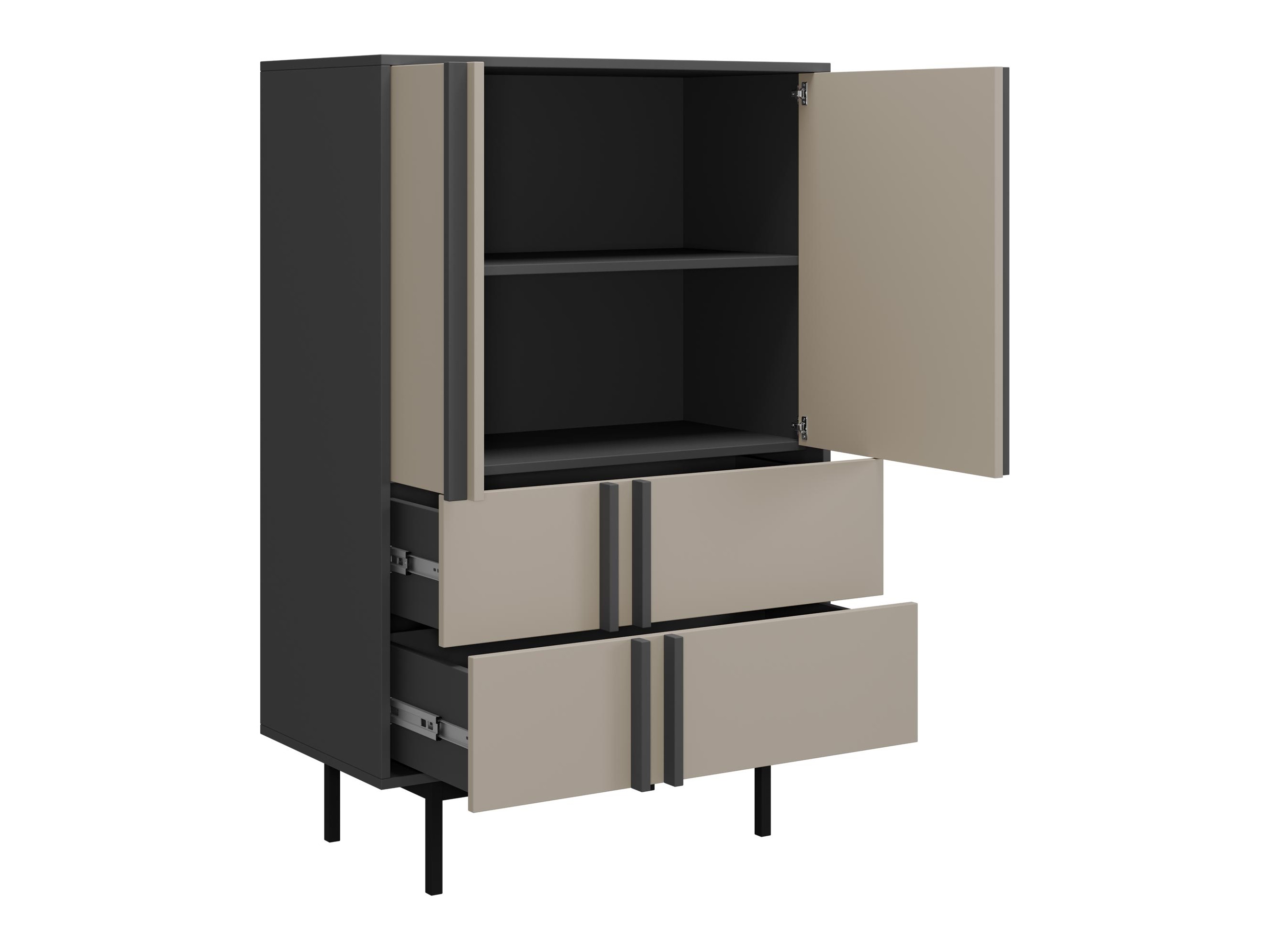 Wohnzimmer-Set Levali 116 (Beige)