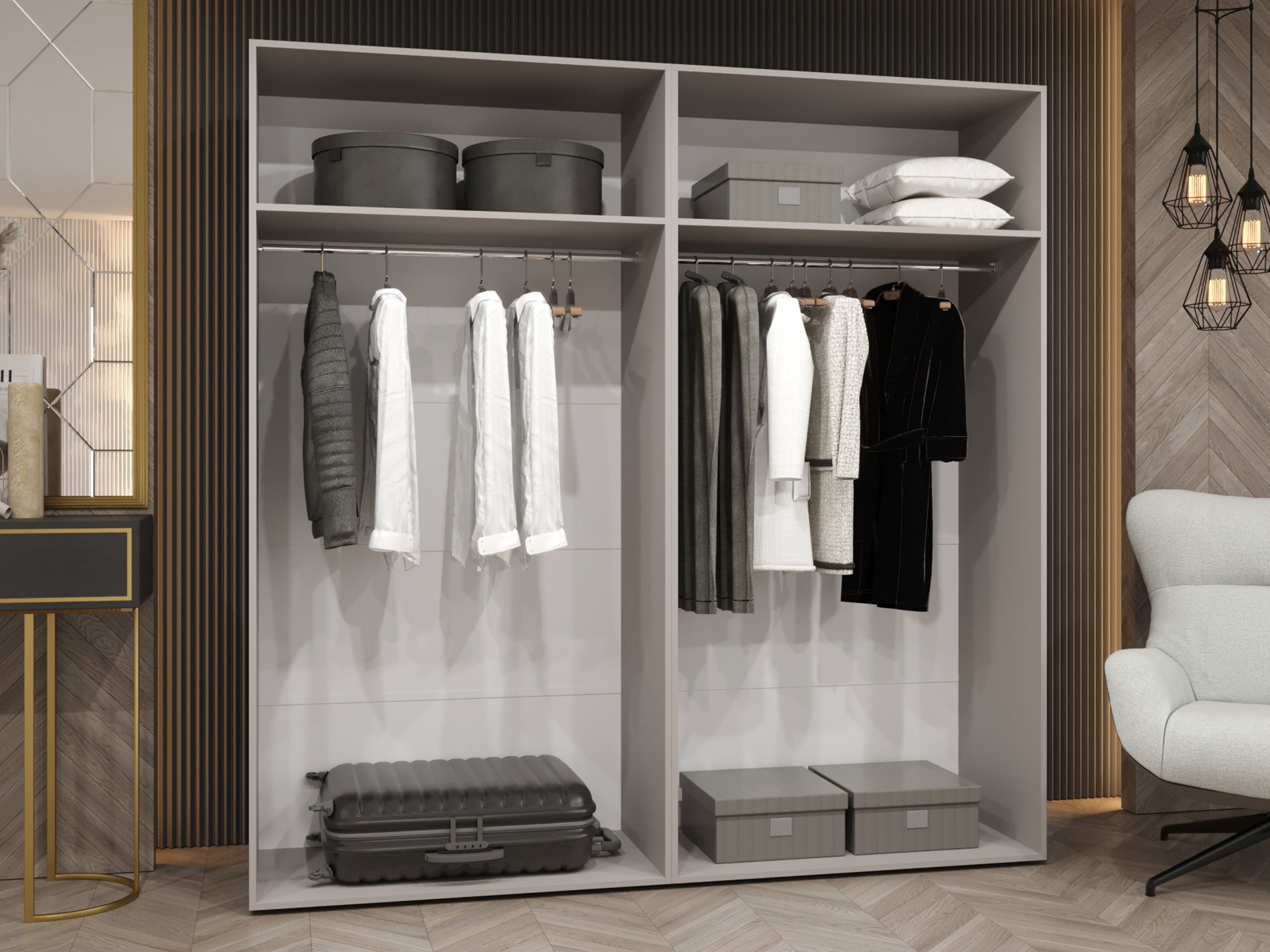 Kleiderschrank Hartford 514 (Artisan-Eiche)