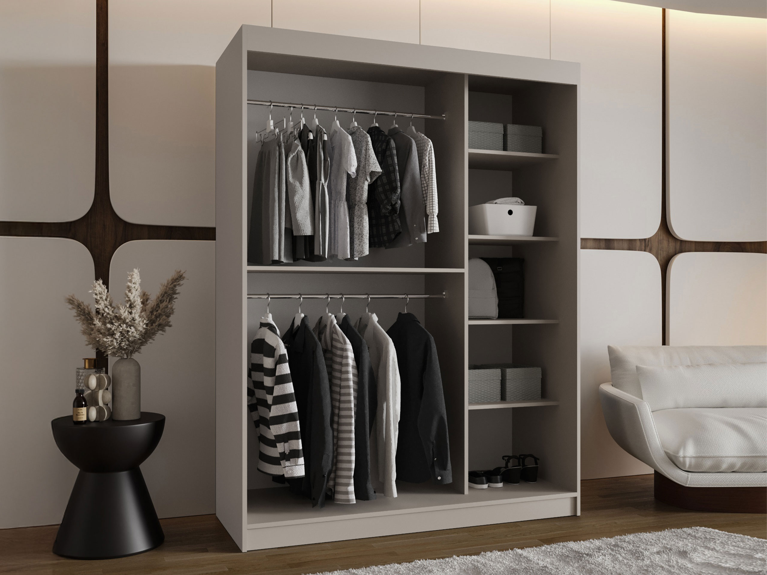 Kleiderschrank Hartford 519 (Kaschmir)