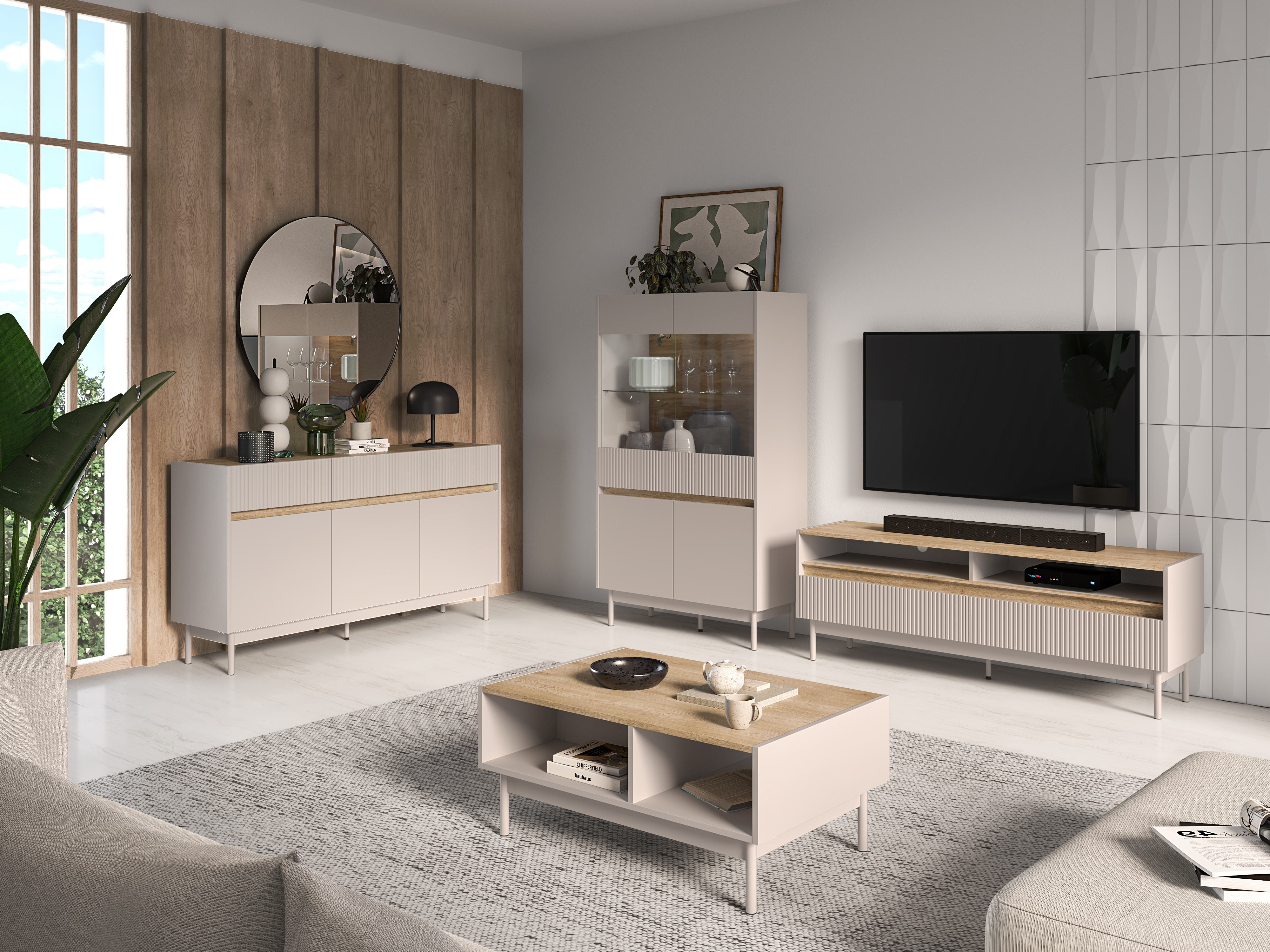 Wohnzimmer-Set Vircalu 110