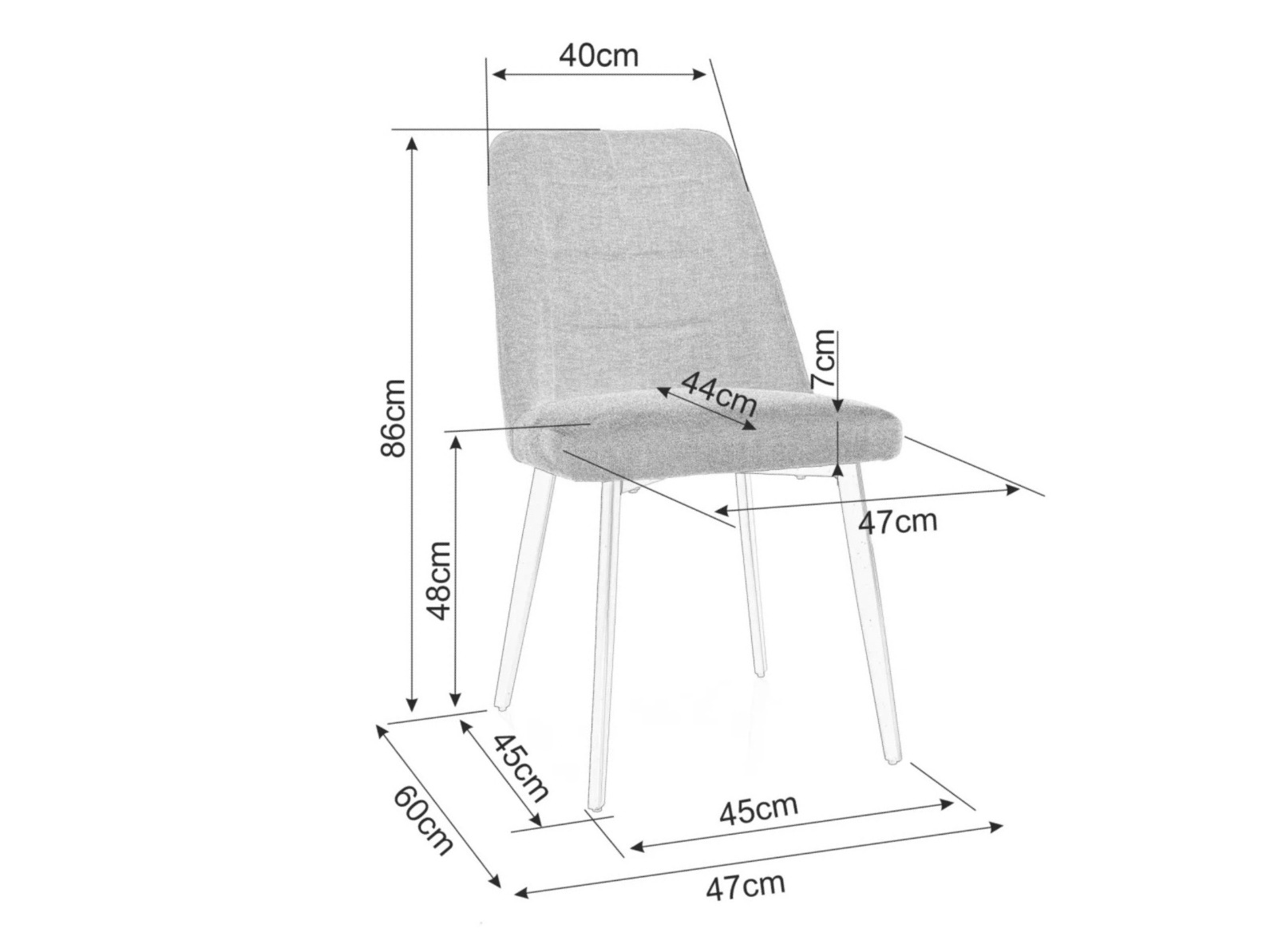 Stuhl Detroit 814 (Grün)