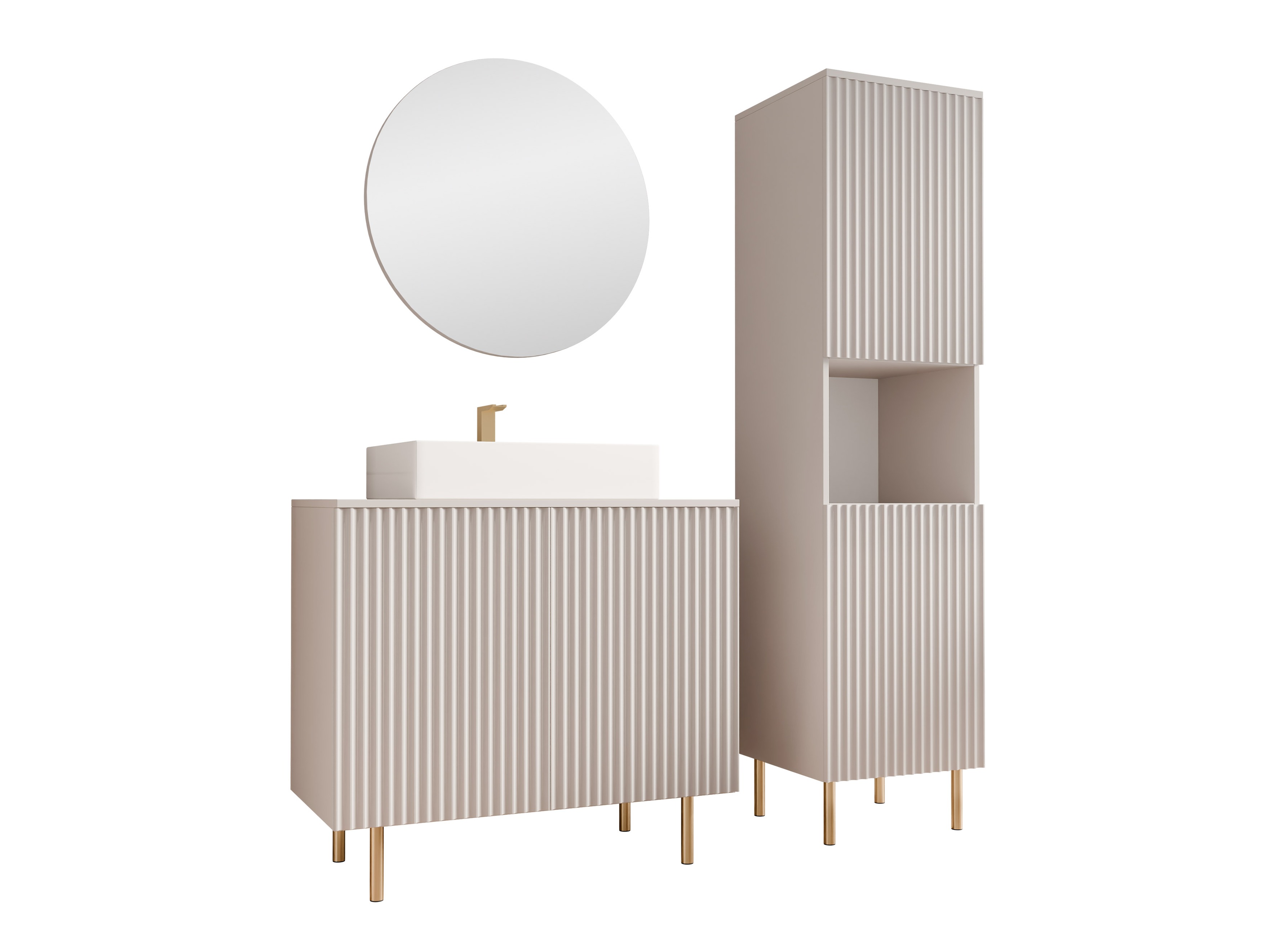 Badezimmer-Set Decus III (Kaschmir)