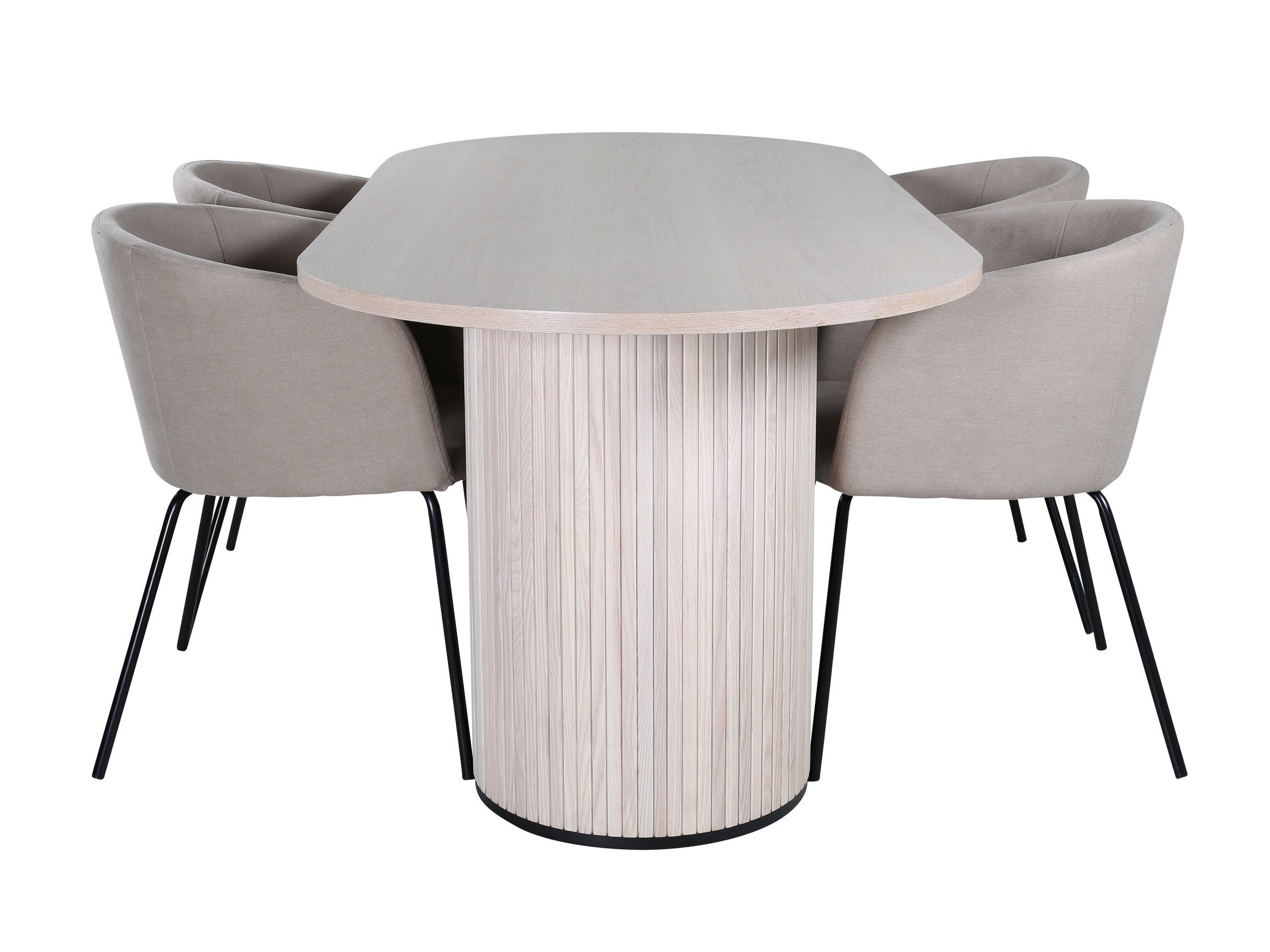 Essgruppe Dallas 2767 (Beige + Schwarz)