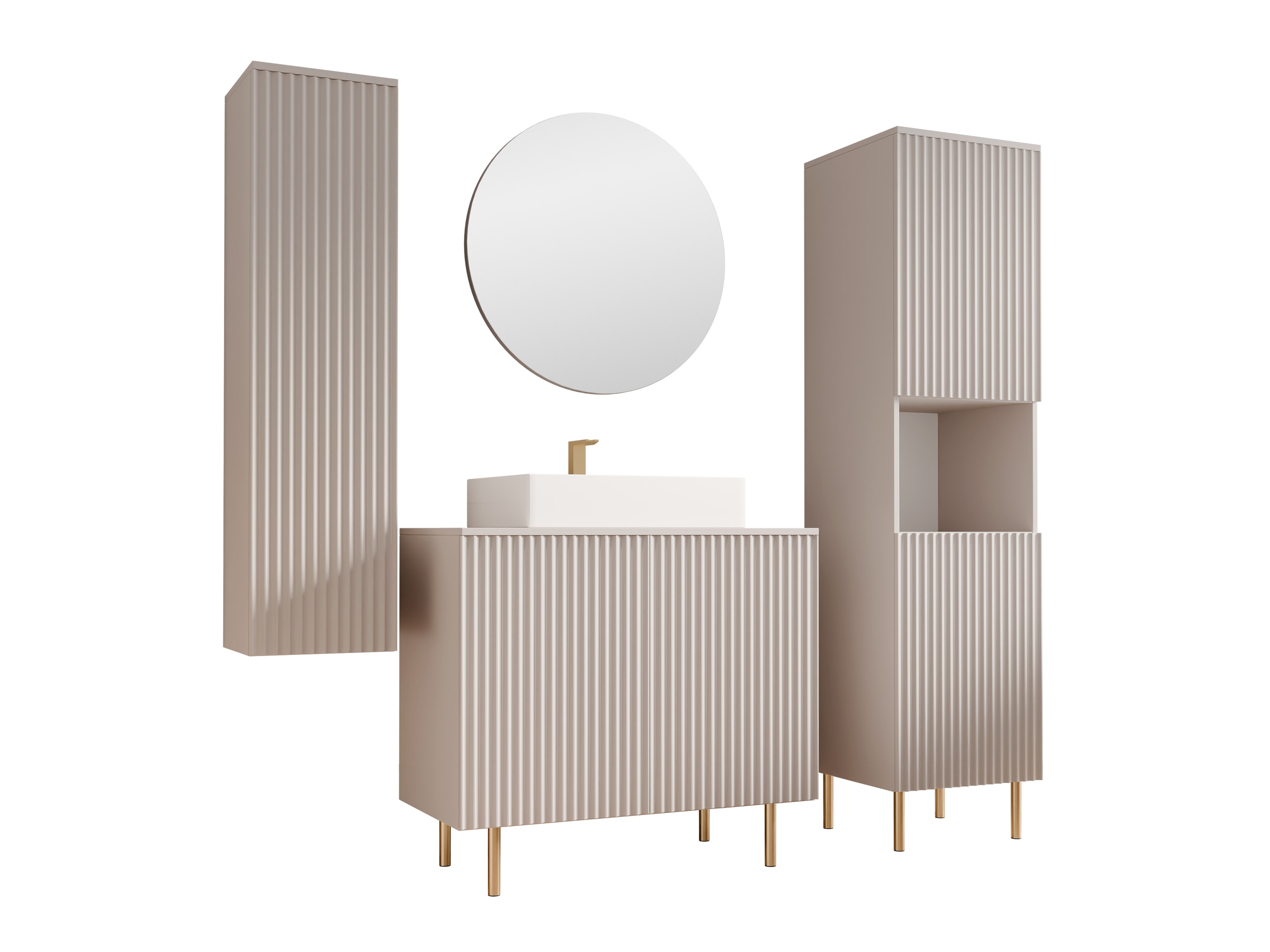 Badezimmer-Set Decus V (Kaschmir)