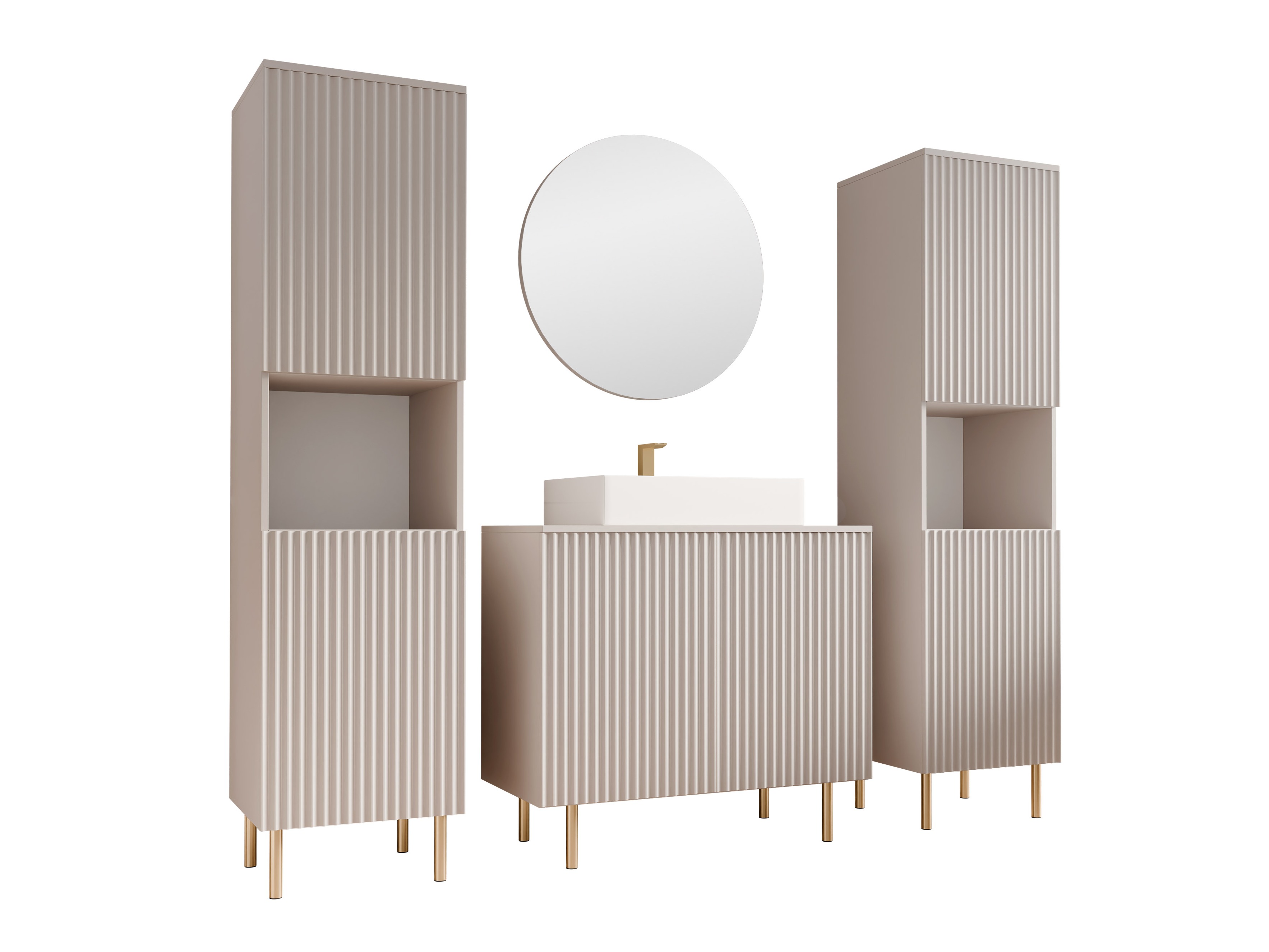 Badezimmer-Set Decus VI (Kaschmir)