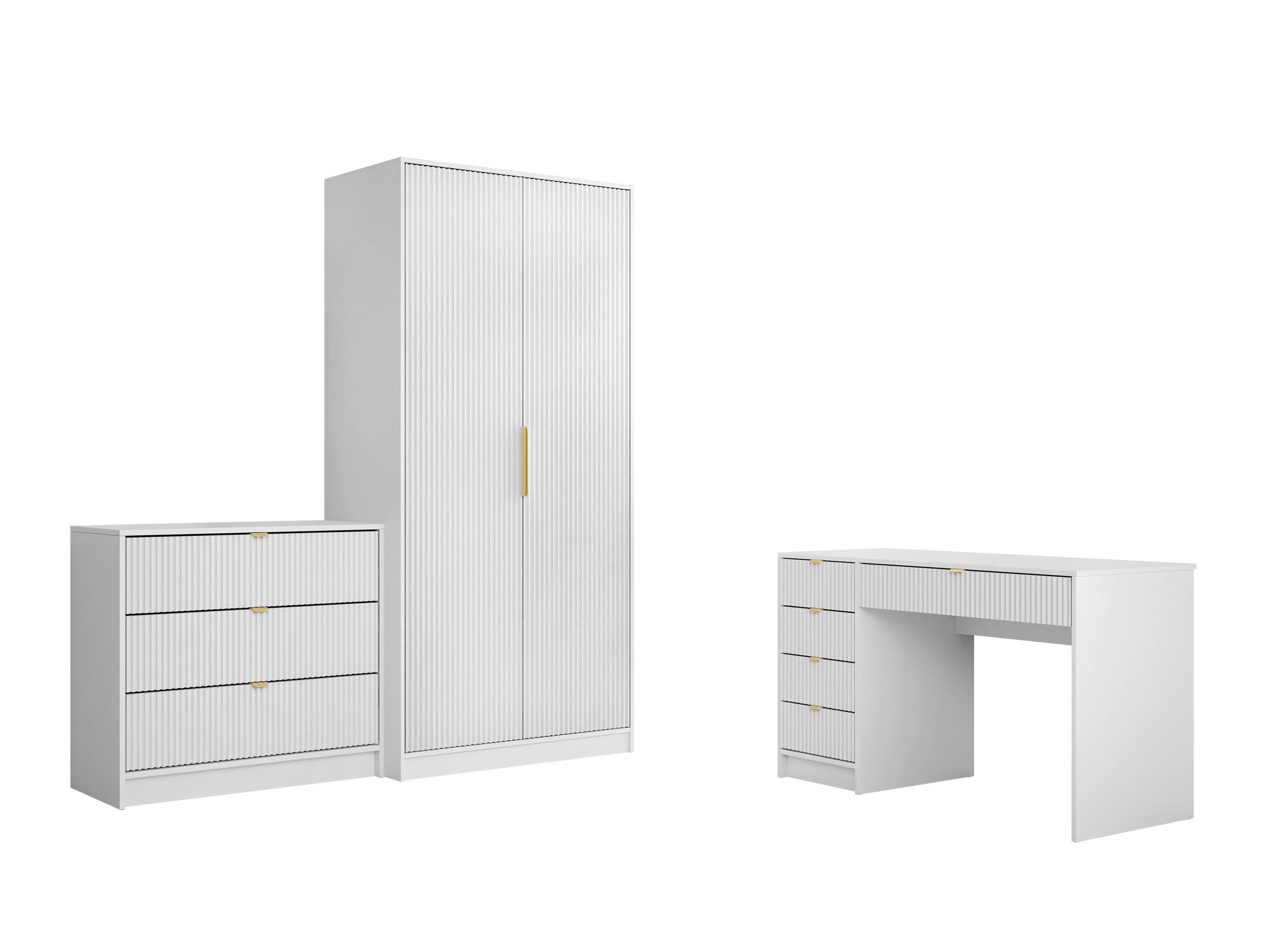 Büro-Set Comfivo Papilio IV (Weiss)