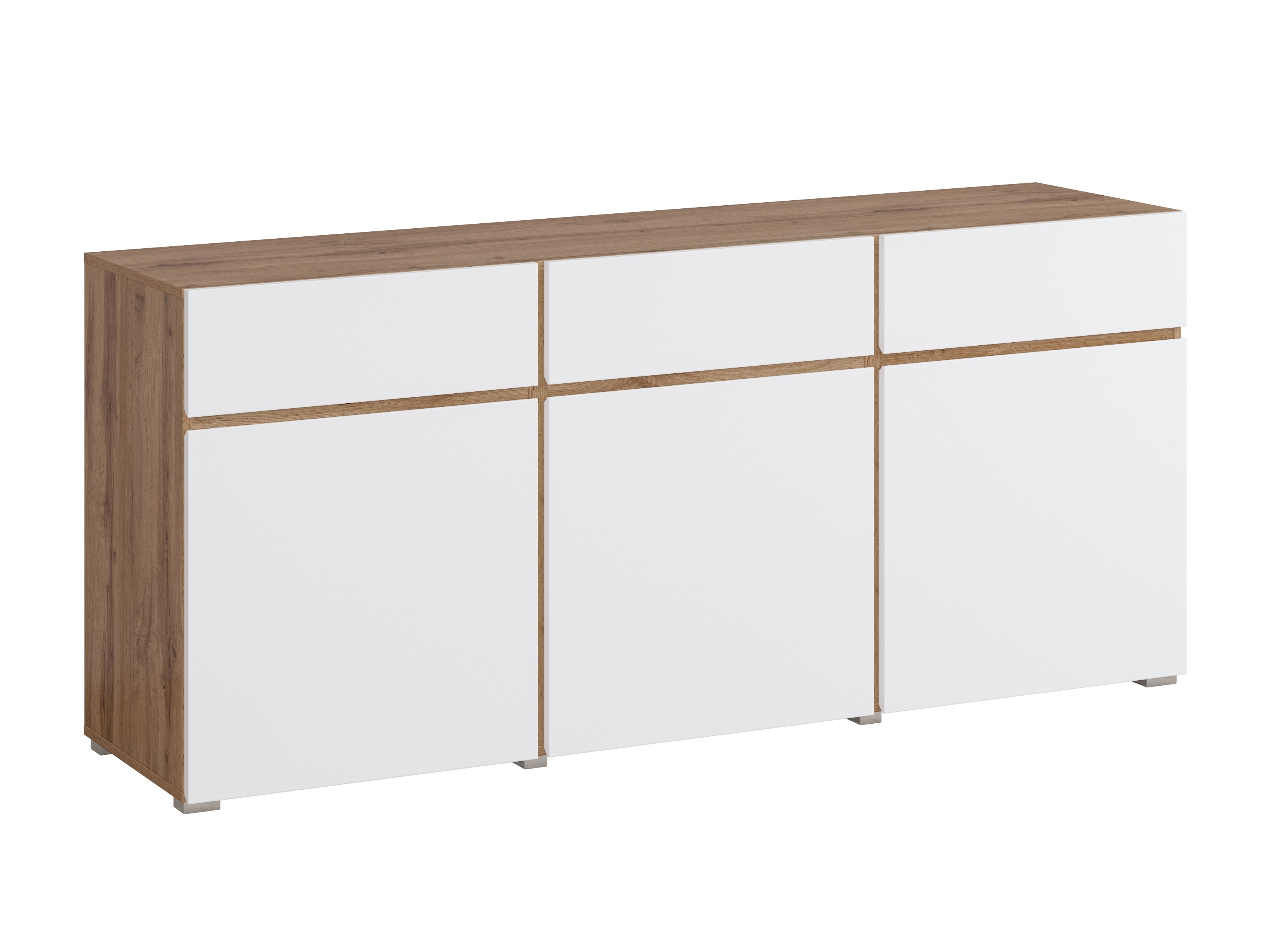 Kommode Alfere 103 (Wotan-Eiche + Weiss)
