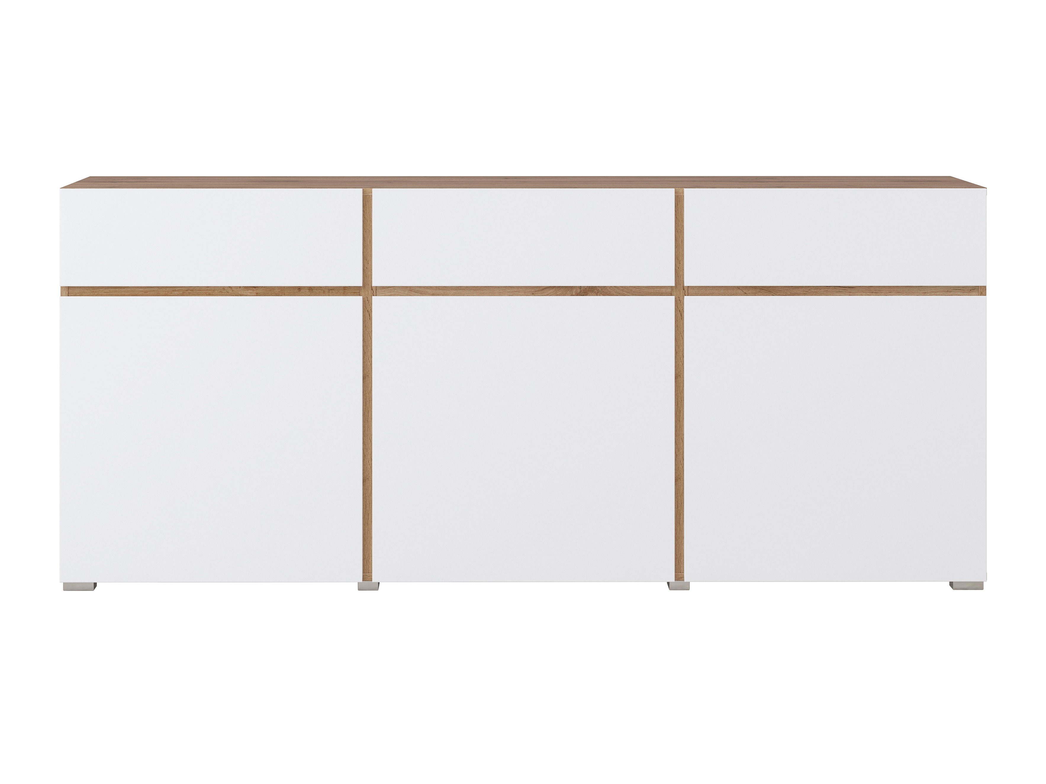 Kommode Alfere 103 (Wotan-Eiche + Weiss)