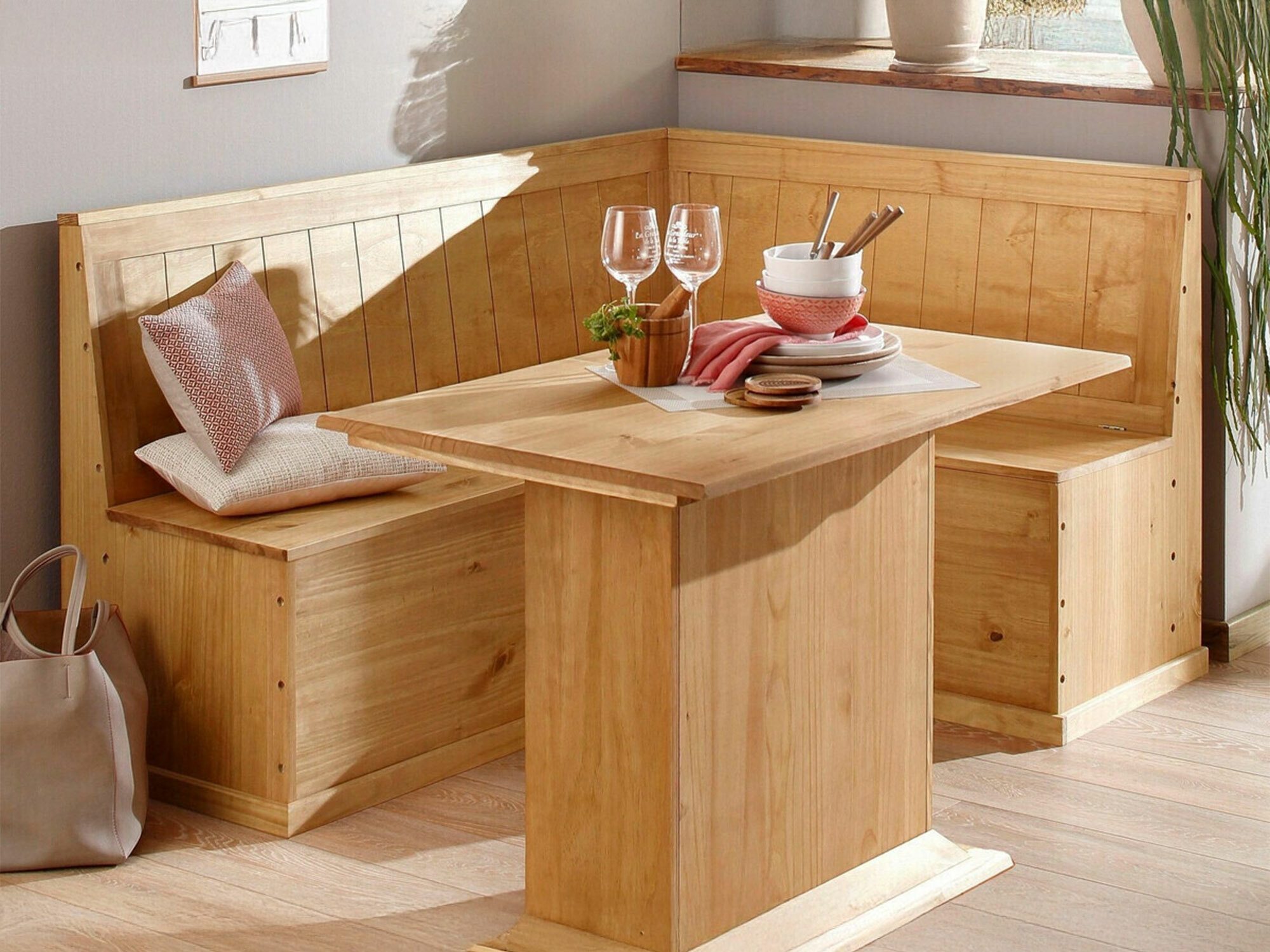 Küchenecke Cirfeli 100 (Kiefernholzoptik)