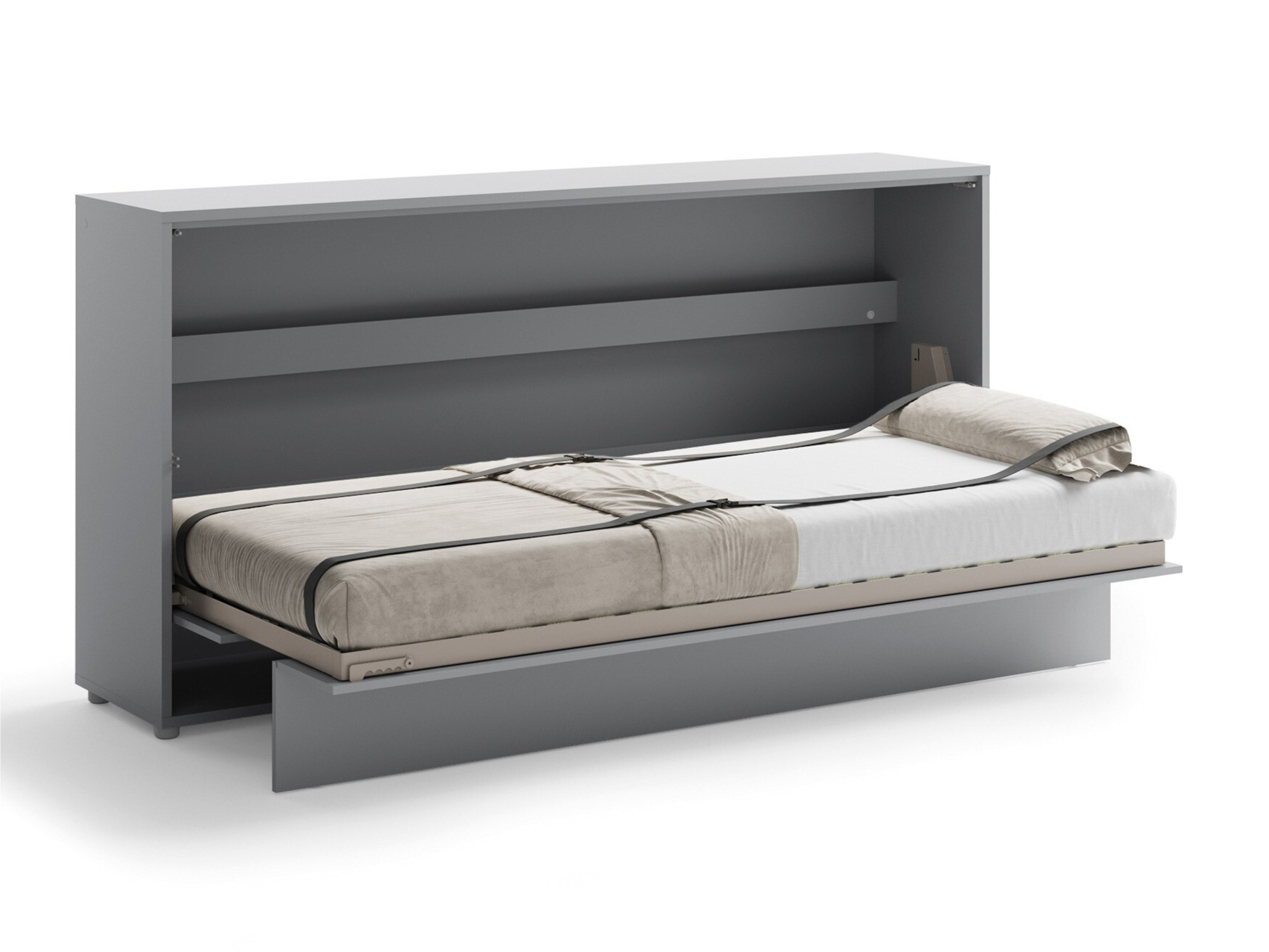 Schrankbett Concept Pro Lenart V (Grau)
