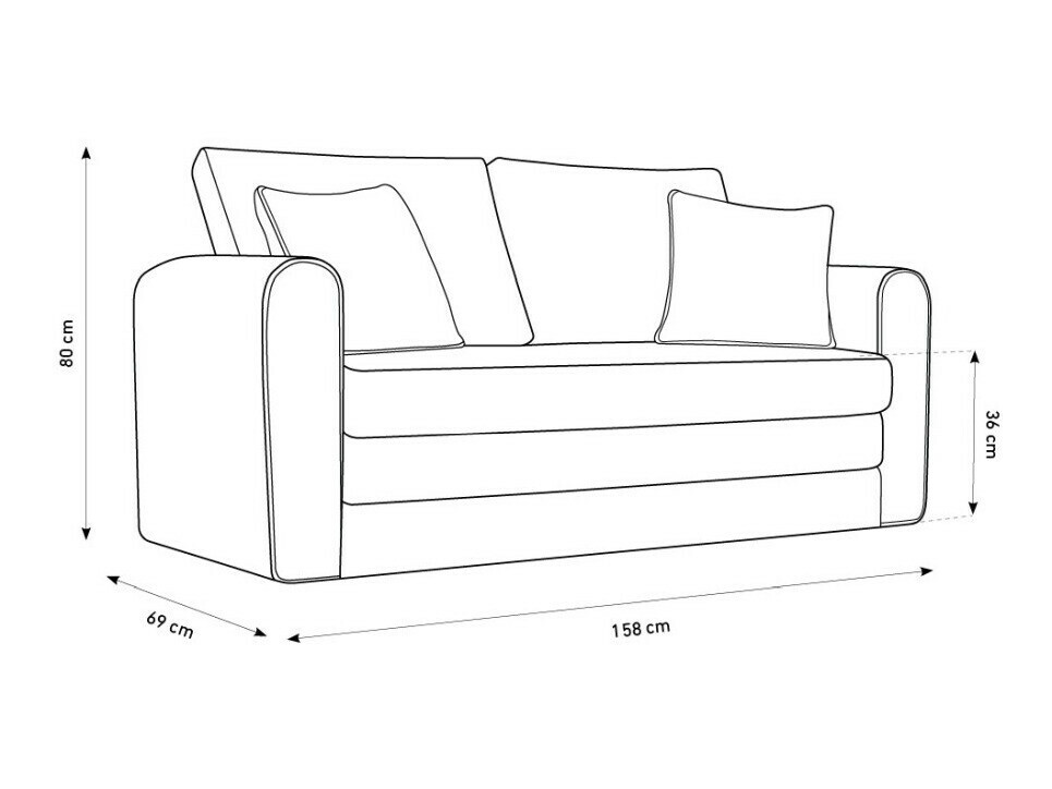 Schlafsofa Beckley 101 (Solid 03)