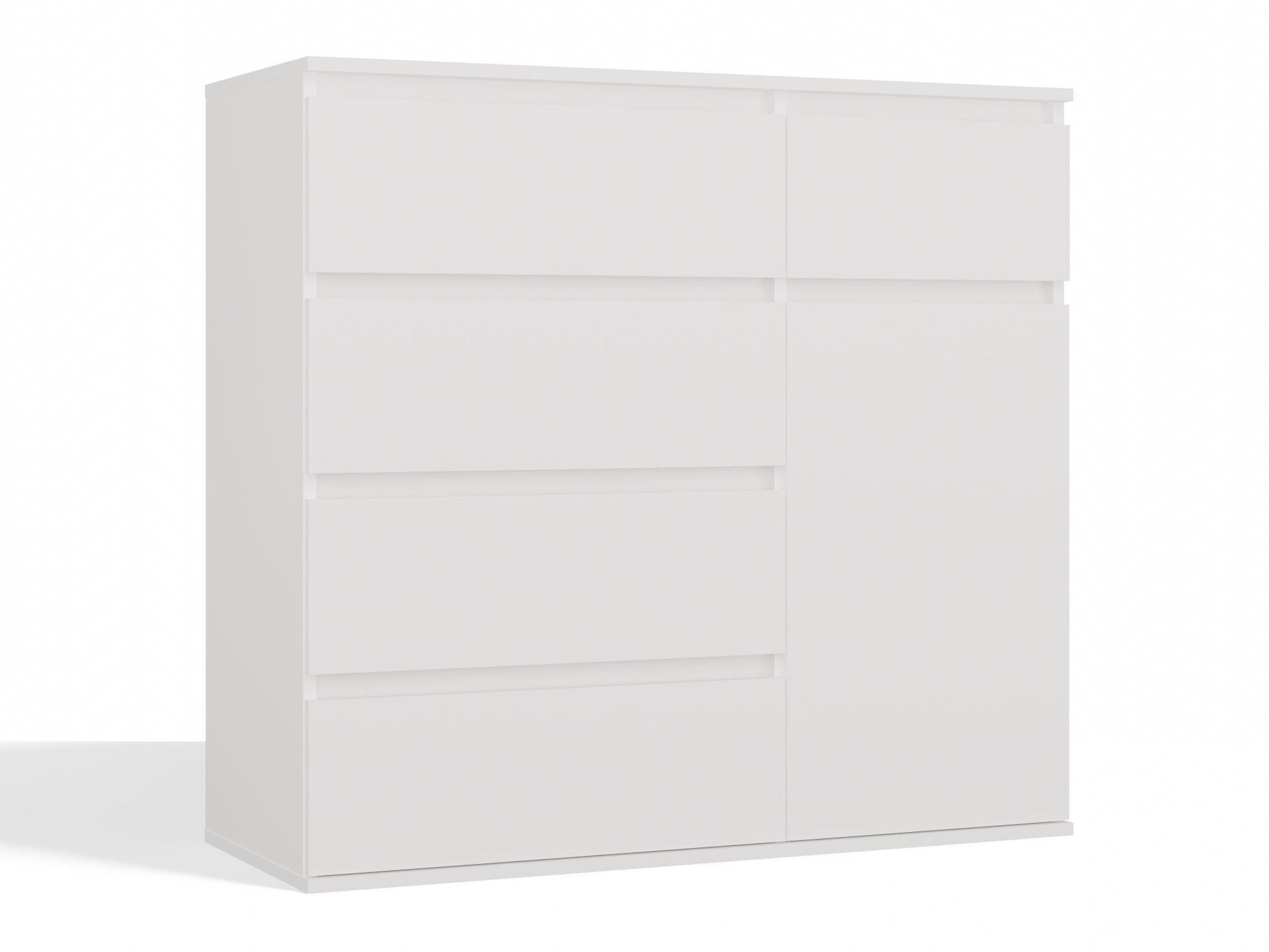 Kommode Elbvelu 136 (Weiss)