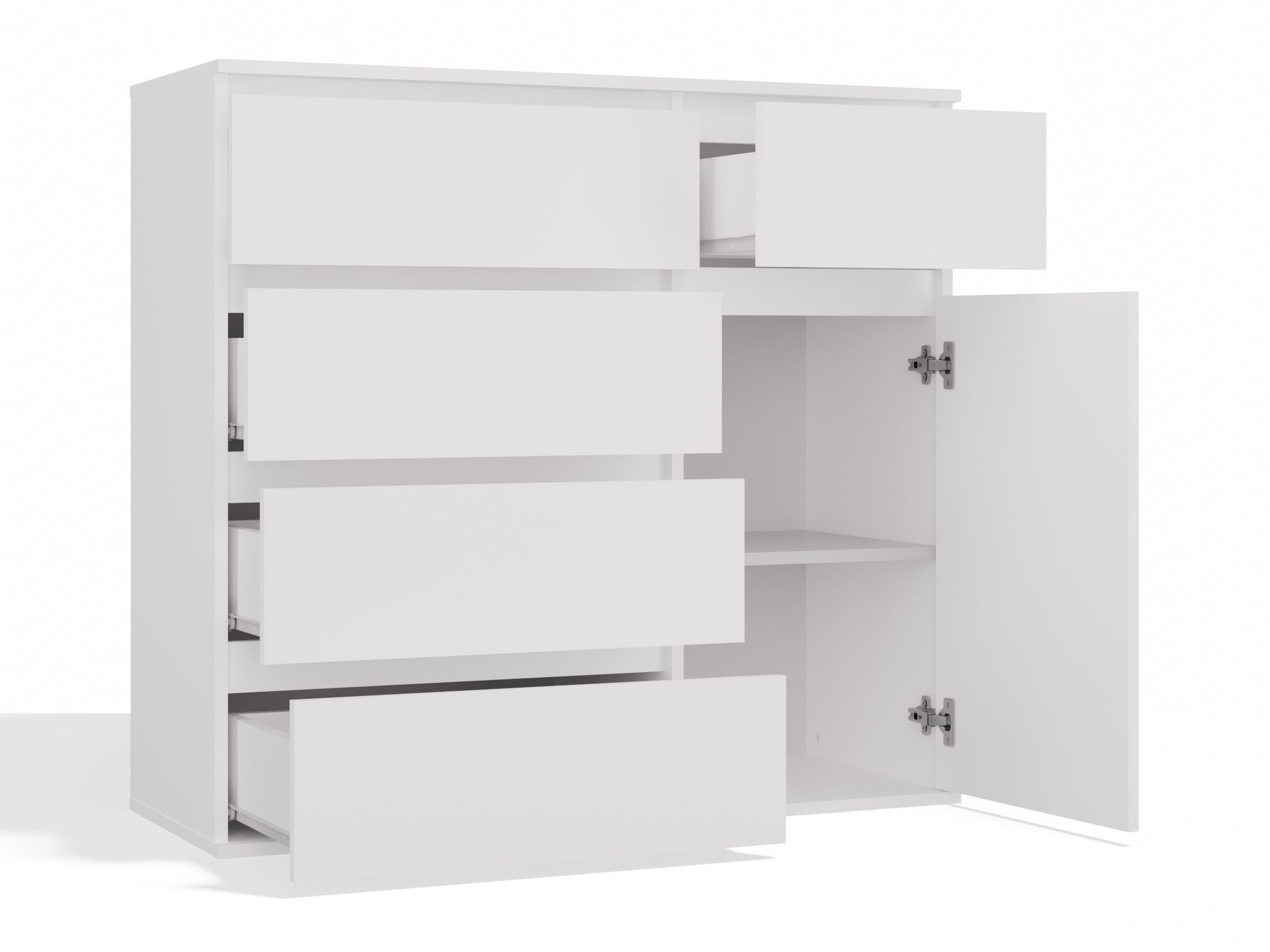 Kommode Elbvelu 136 (Weiss)