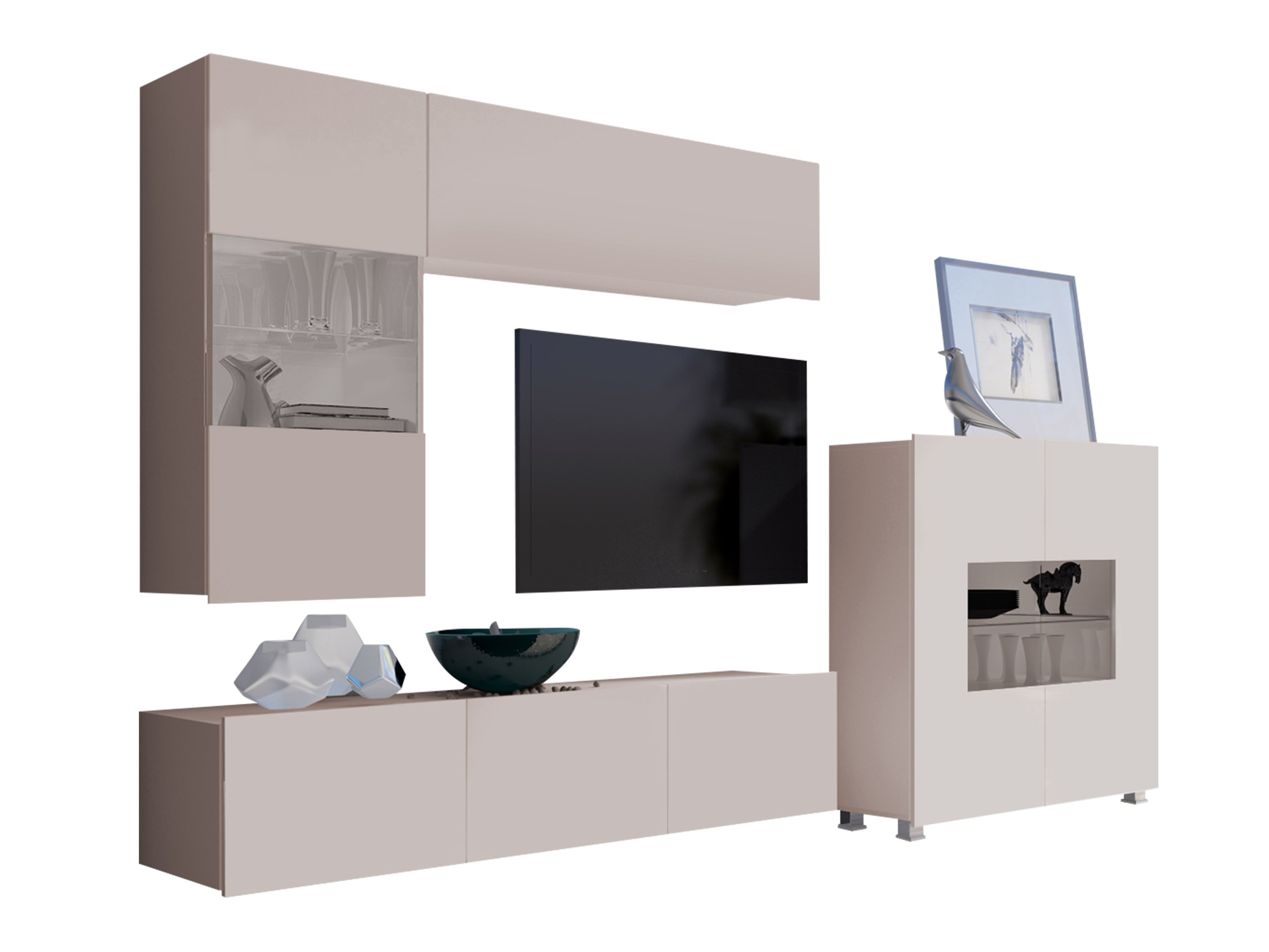Wohnzimmer-Set Remus III (Kaschmir)